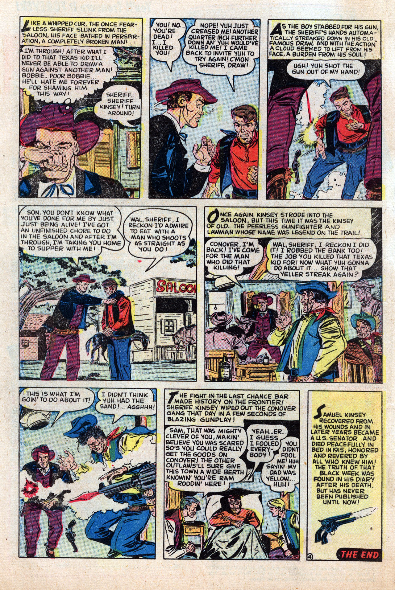 Read online Two Gun Western (1950) comic -  Issue #5 - 16