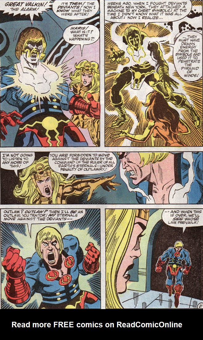 Read online Eternals (1985) comic -  Issue #5 - 22