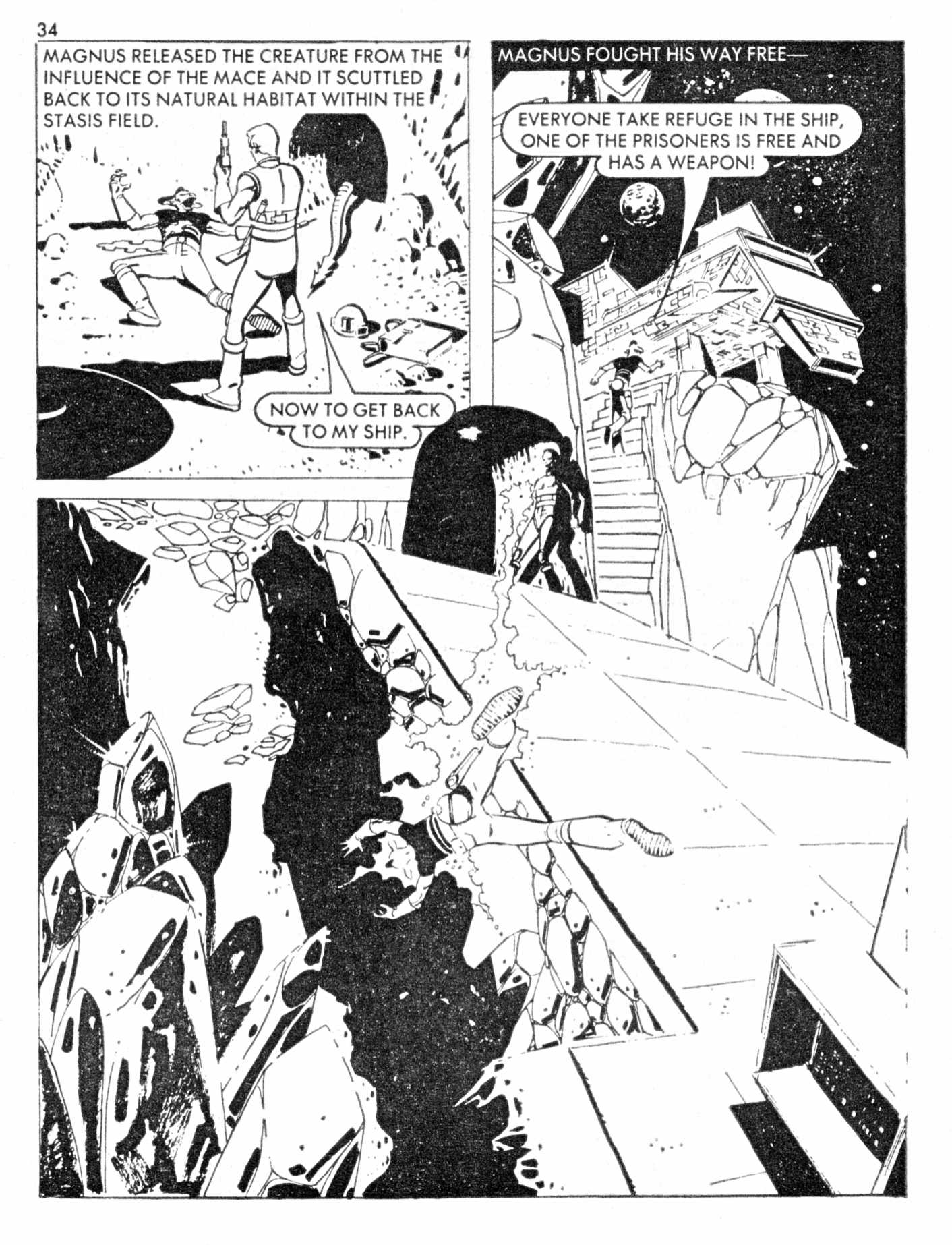 Read online Starblazer comic -  Issue #145 - 34