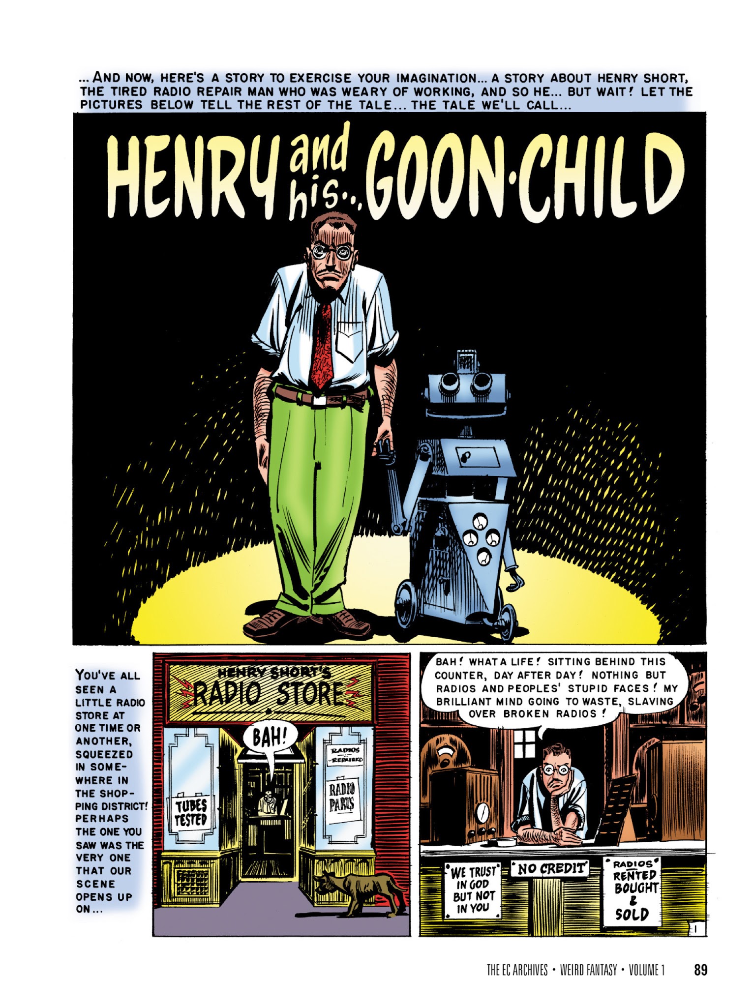 Read online The EC Archives: Weird Fantasy comic -  Issue # TPB 1 - 91