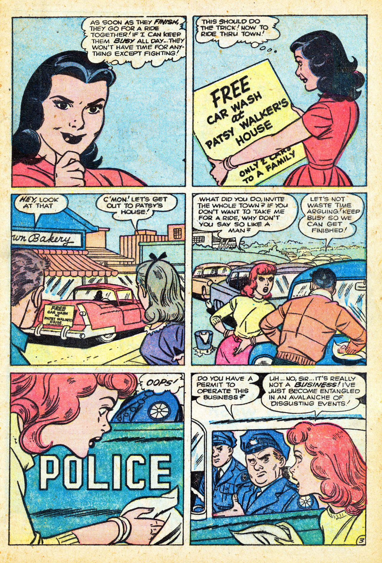 Read online Patsy Walker comic -  Issue #69 - 5