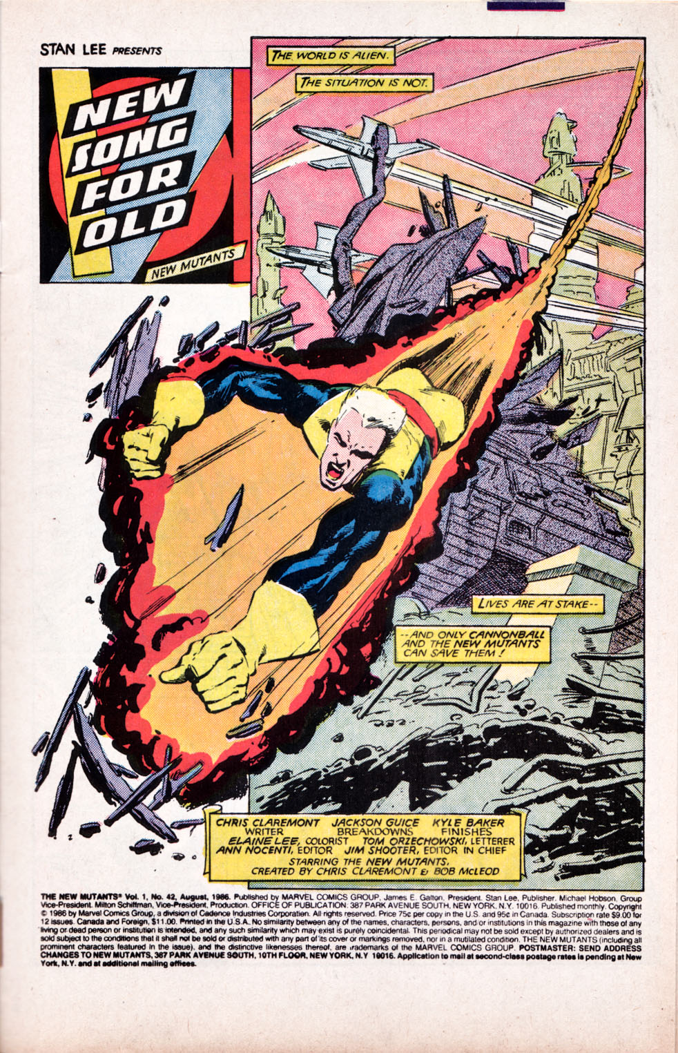 Read online The New Mutants comic -  Issue #42 - 2