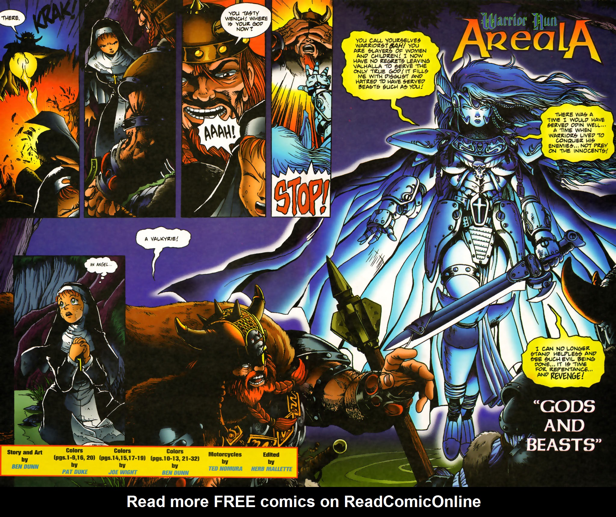 Read online Warrior Nun Areala (1994) comic -  Issue #1 - 6