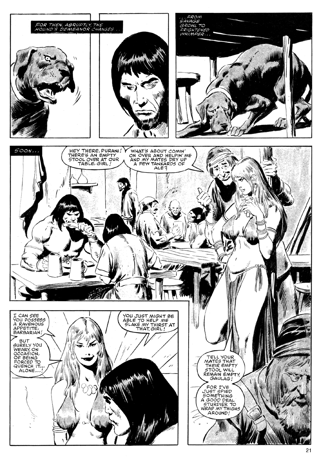 Read online The Savage Sword Of Conan comic -  Issue #73 - 21