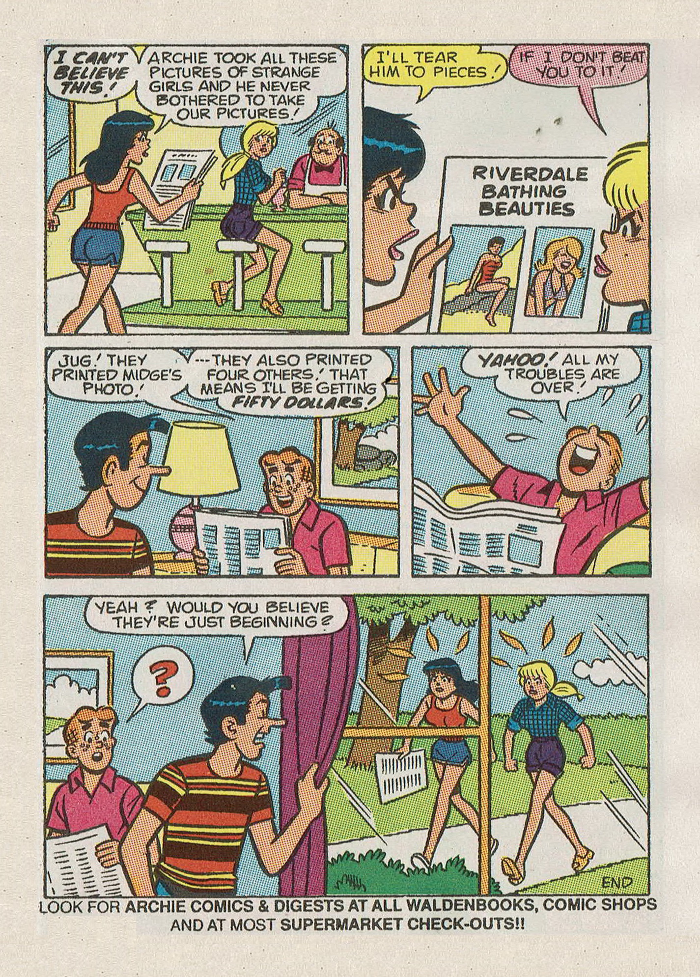 Read online Jughead Jones Comics Digest comic -  Issue #70 - 79