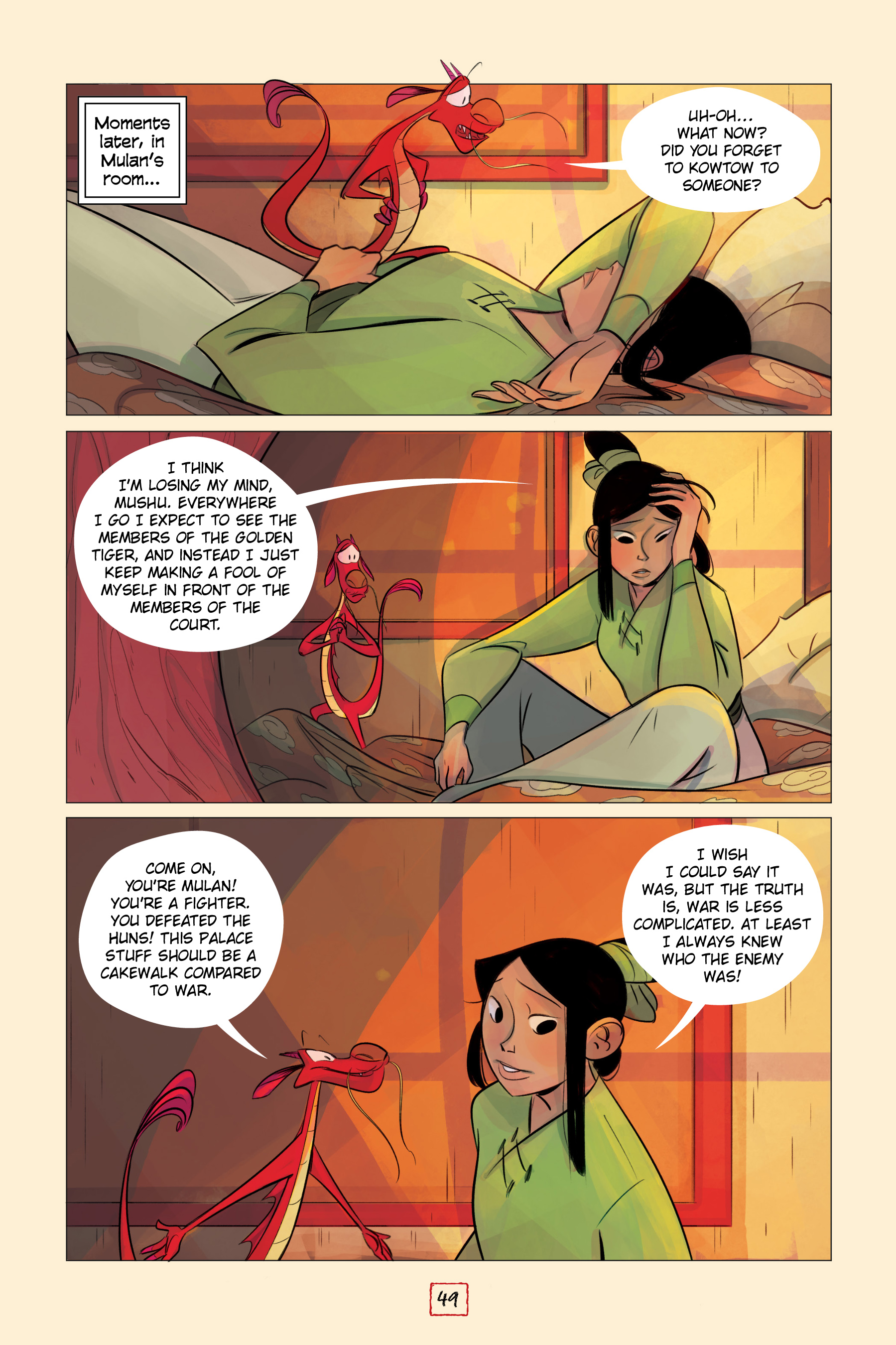 Read online Disney Mulan's Adventure Journal: The Palace of Secrets comic -  Issue # TPB - 50