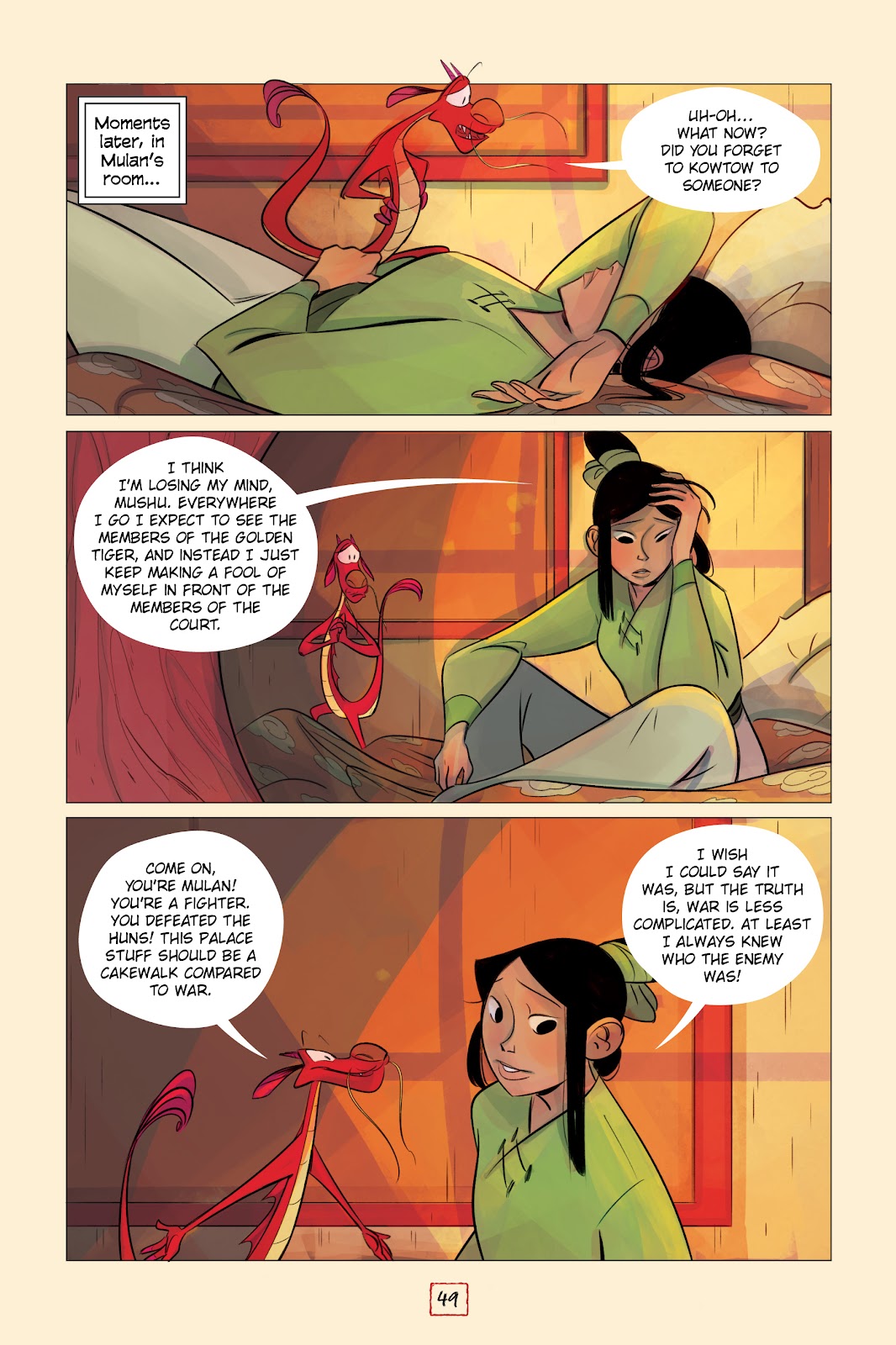 Disney Mulan's Adventure Journal: The Palace of Secrets issue TPB - Page 50