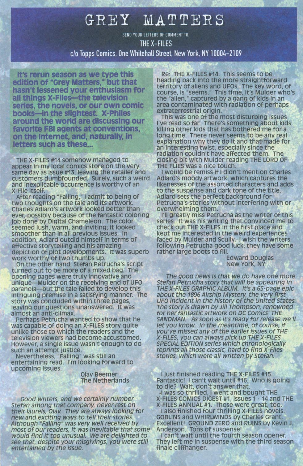 Read online The X-Files (1995) comic -  Issue #19 - 25