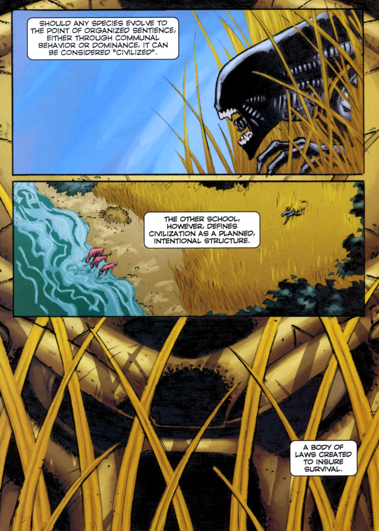 Read online Alien Vs. Predator: Civilized Beasts comic -  Issue # TPB - 8