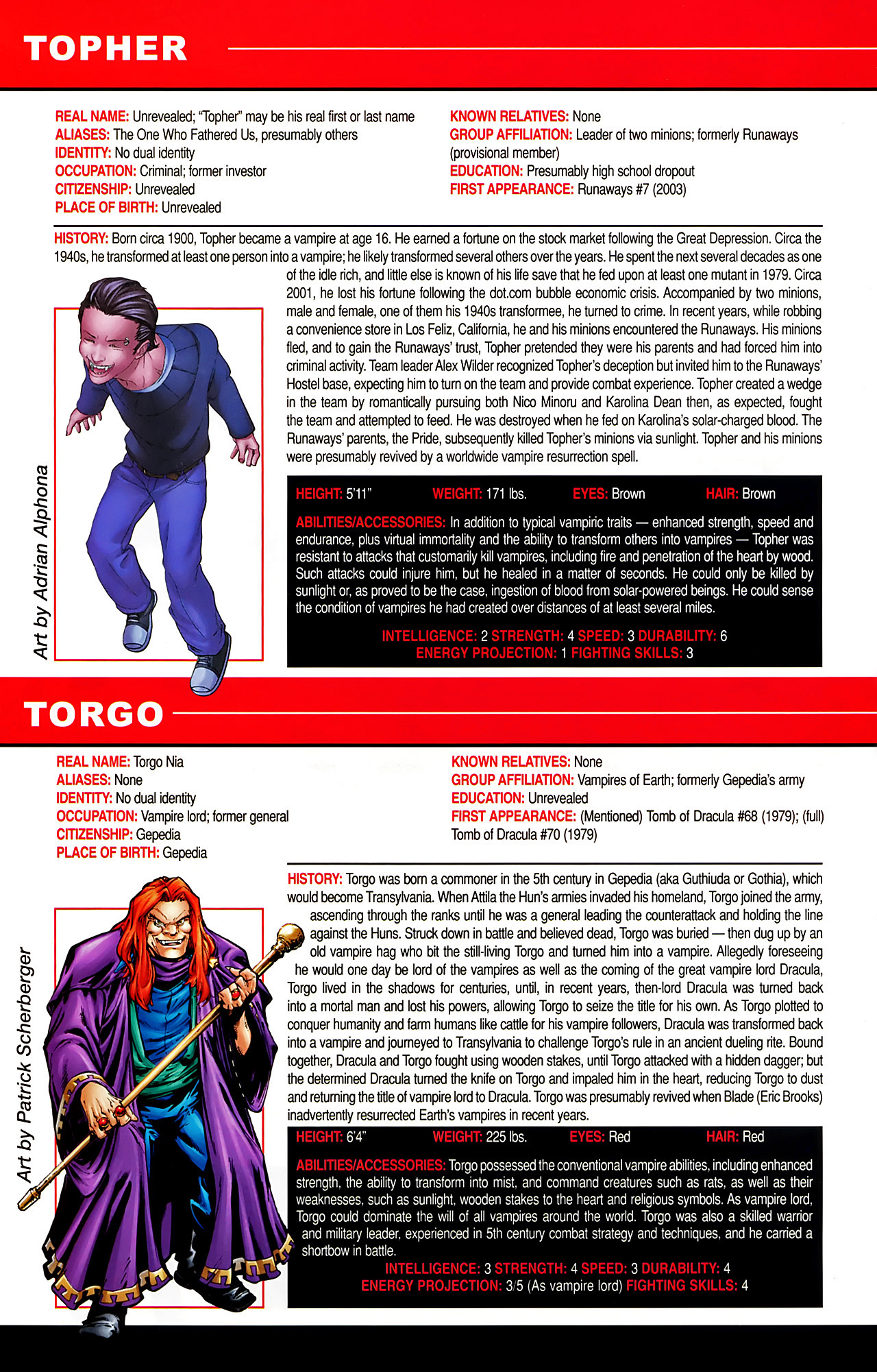 Read online Vampires: The Marvel Undead comic -  Issue # Full - 66