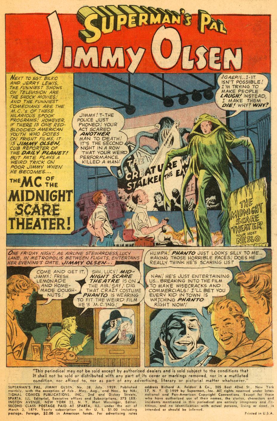 Read online Superman's Pal Jimmy Olsen comic -  Issue #38 - 3