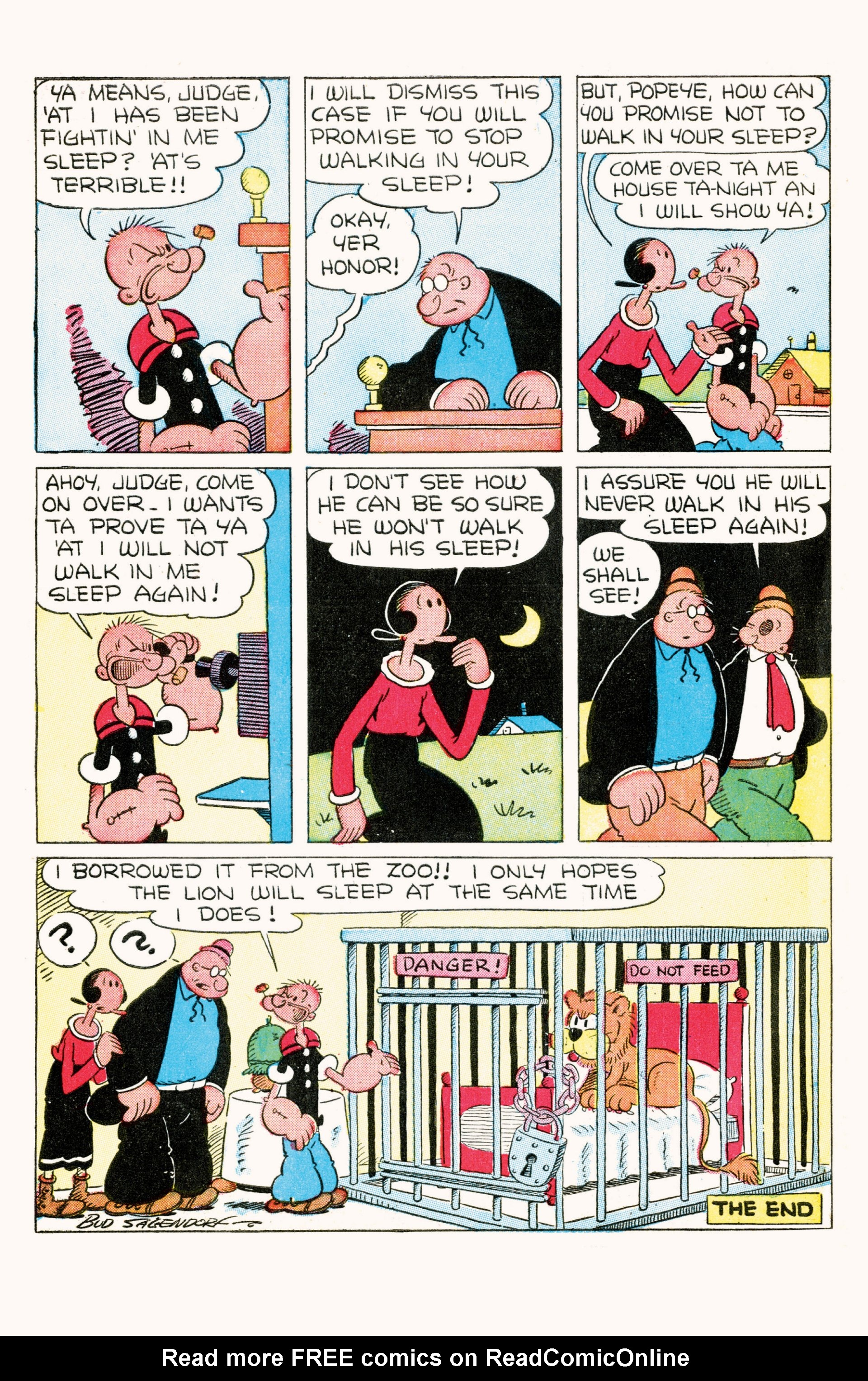 Read online Classic Popeye comic -  Issue #3 - 50