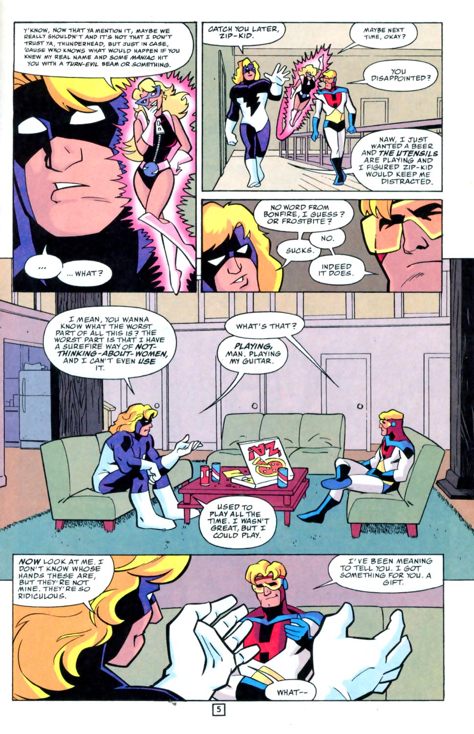 Read online Young Heroes in Love comic -  Issue #10 - 7