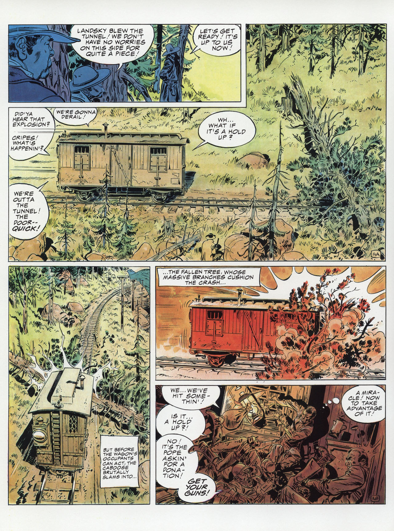 Read online Epic Graphic Novel: Blueberry comic -  Issue #2 - 84