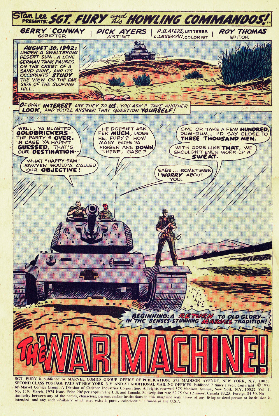 Read online Sgt. Fury comic -  Issue #118 - 3