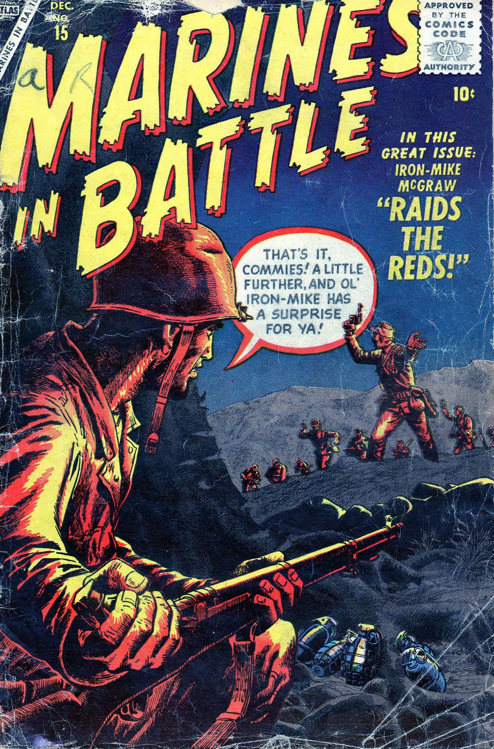 Read online Marines in Battle comic -  Issue #15 - 1
