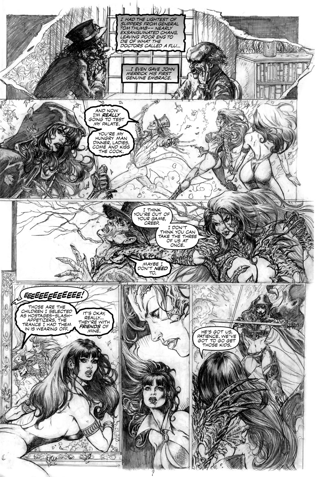 Read online Tomb Raider/Witchblade/Magdalena/Vampirella comic -  Issue # Full - 23