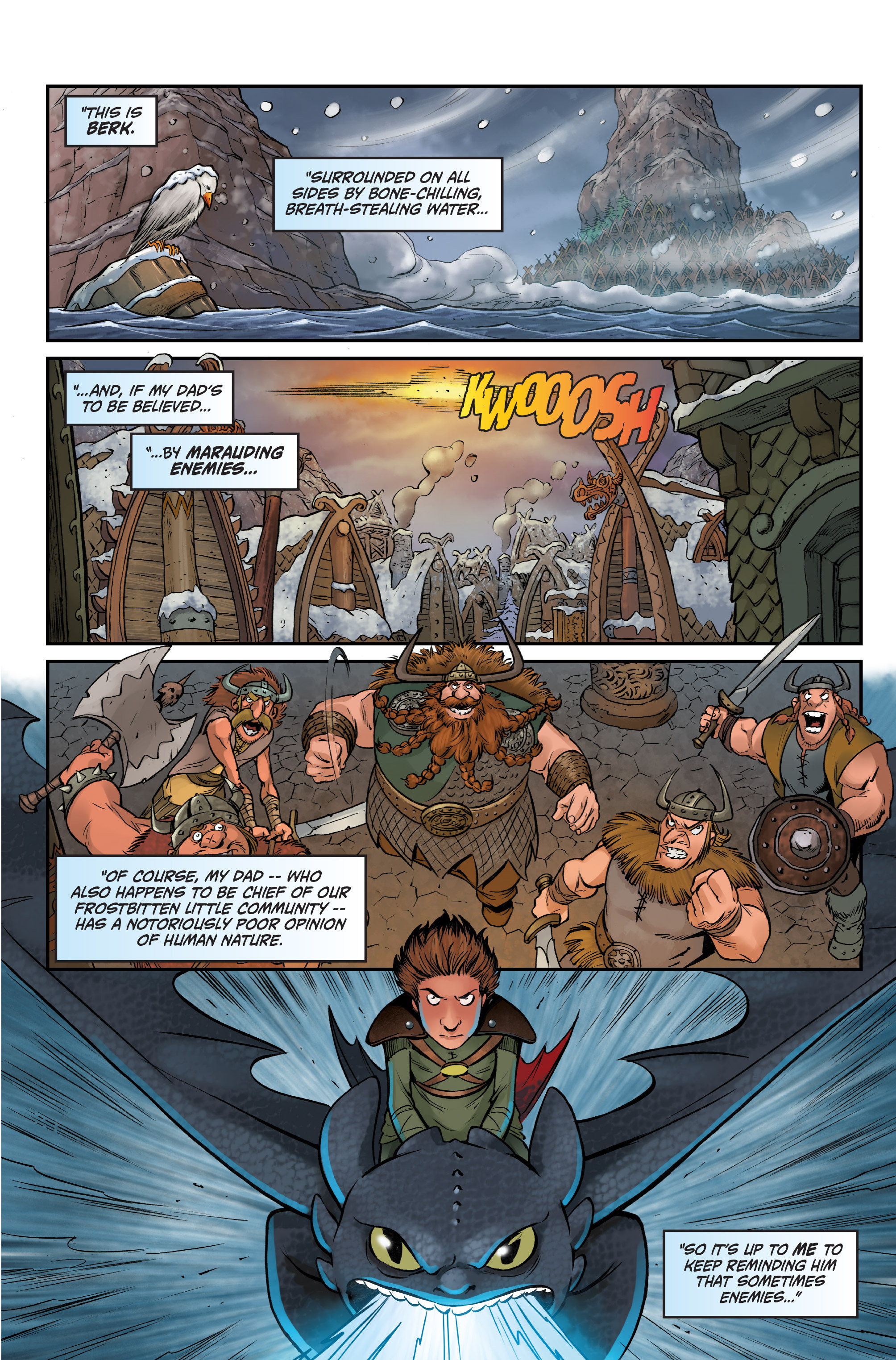 Read online DreamWorks Dragons: Defenders of Berk Collection: Fire & Ice comic -  Issue # TPB - 7