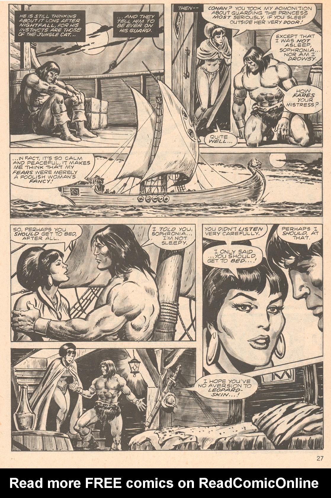 Read online The Savage Sword Of Conan comic -  Issue #66 - 27