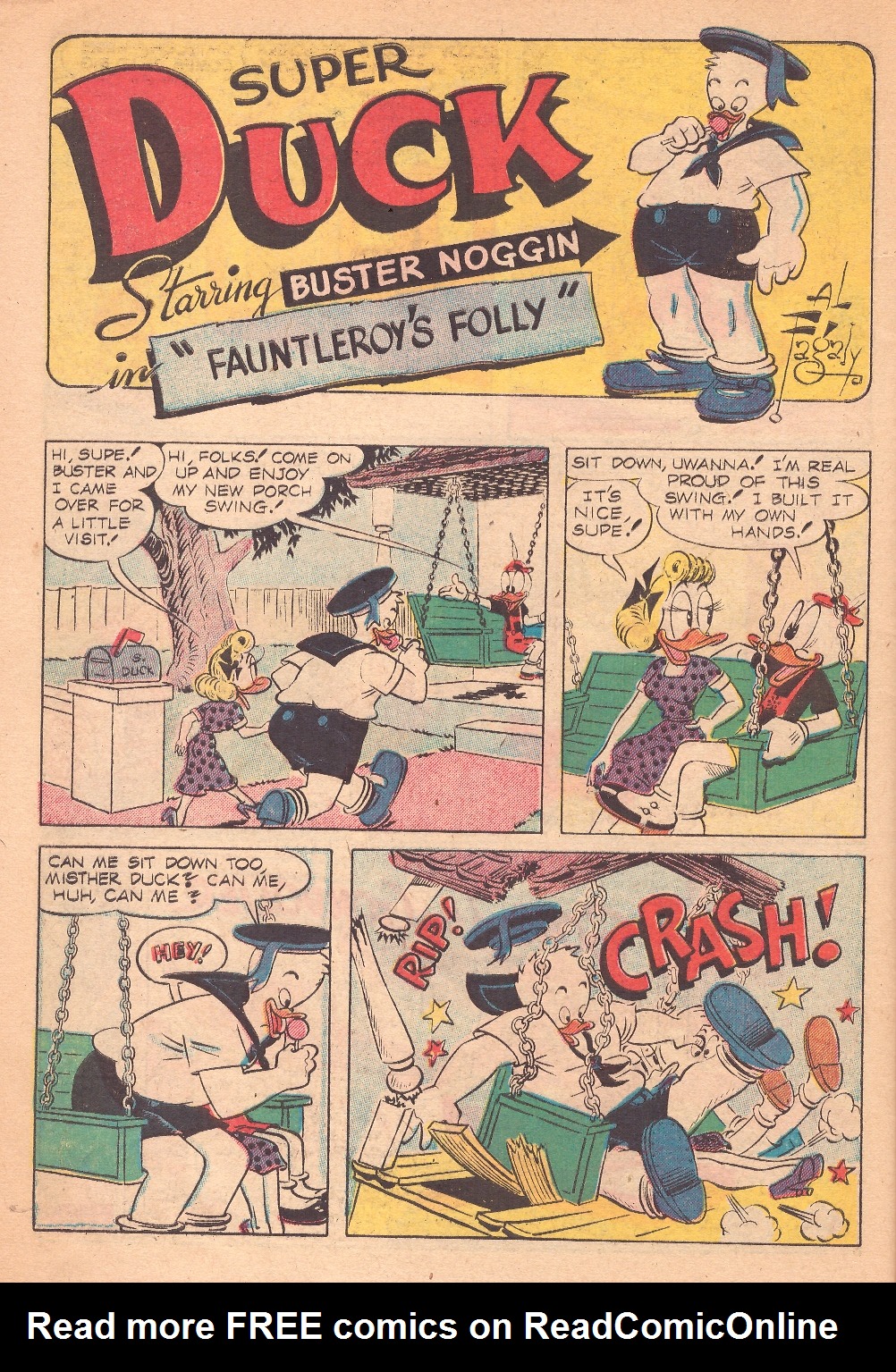 Read online Super Duck Comics comic -  Issue #40 - 44