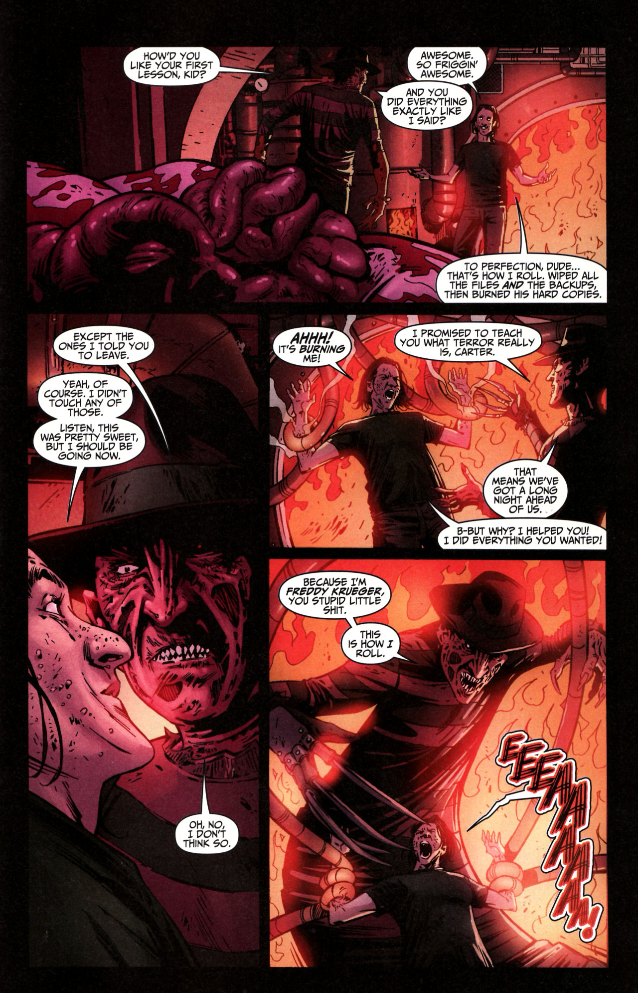 Read online New Line Cinema's Tales of Horror comic -  Issue # Full - 22