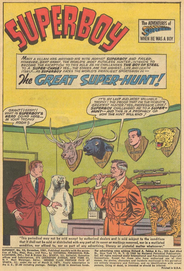 Read online Superboy (1949) comic -  Issue #93 - 2