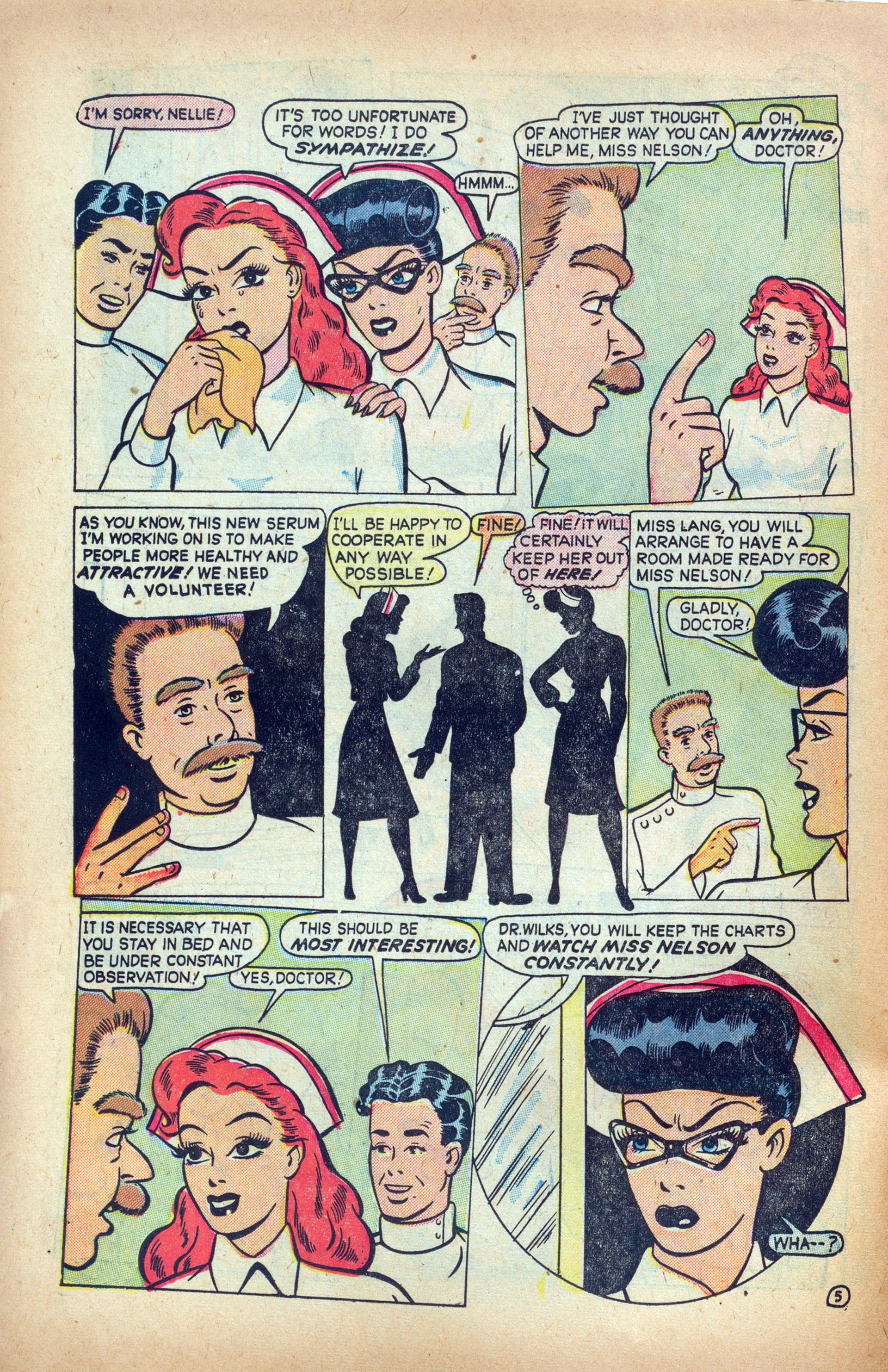 Read online Nellie The Nurse (1945) comic -  Issue #24 - 26