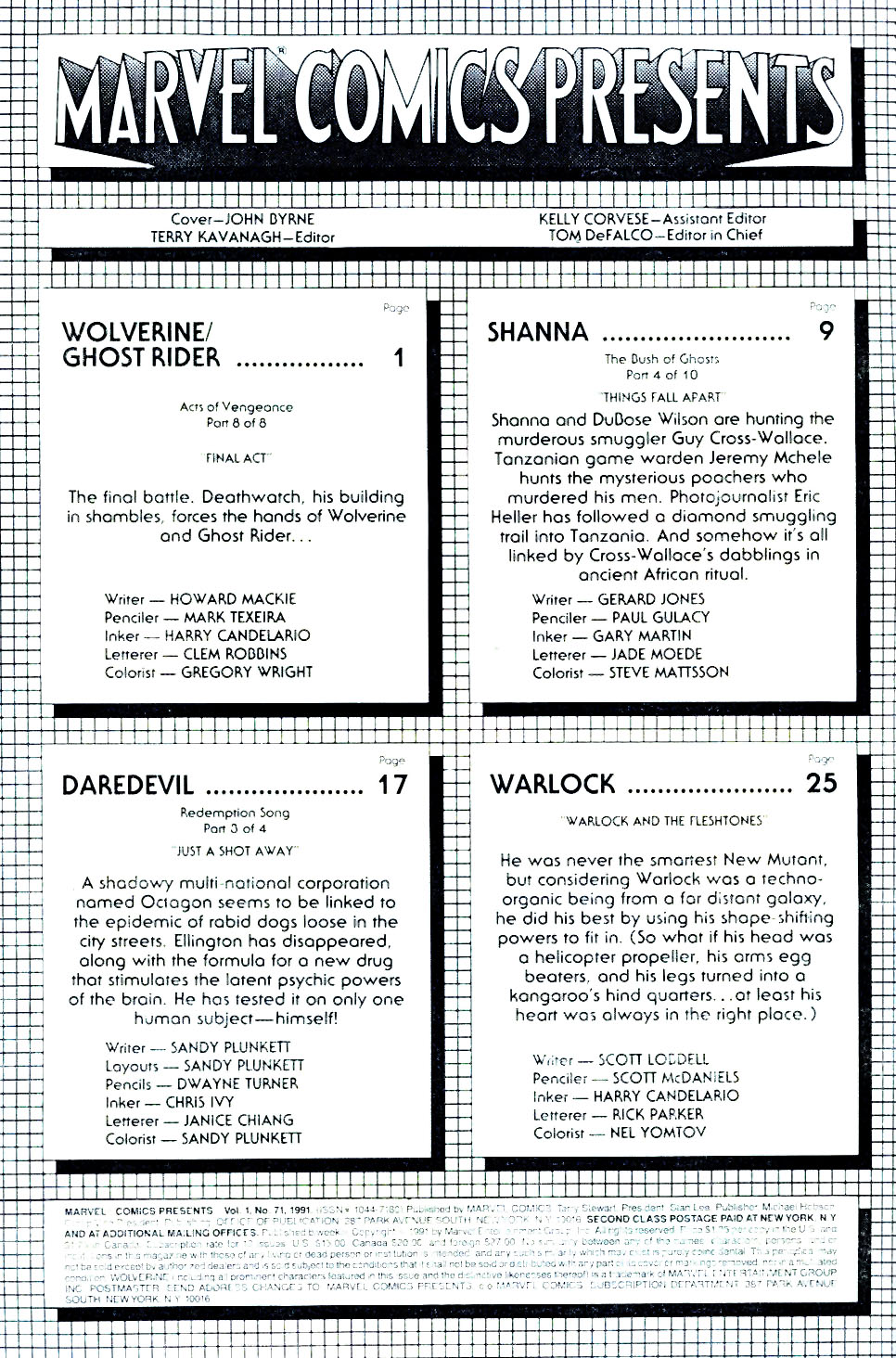 Read online Marvel Comics Presents (1988) comic -  Issue #71 - 2