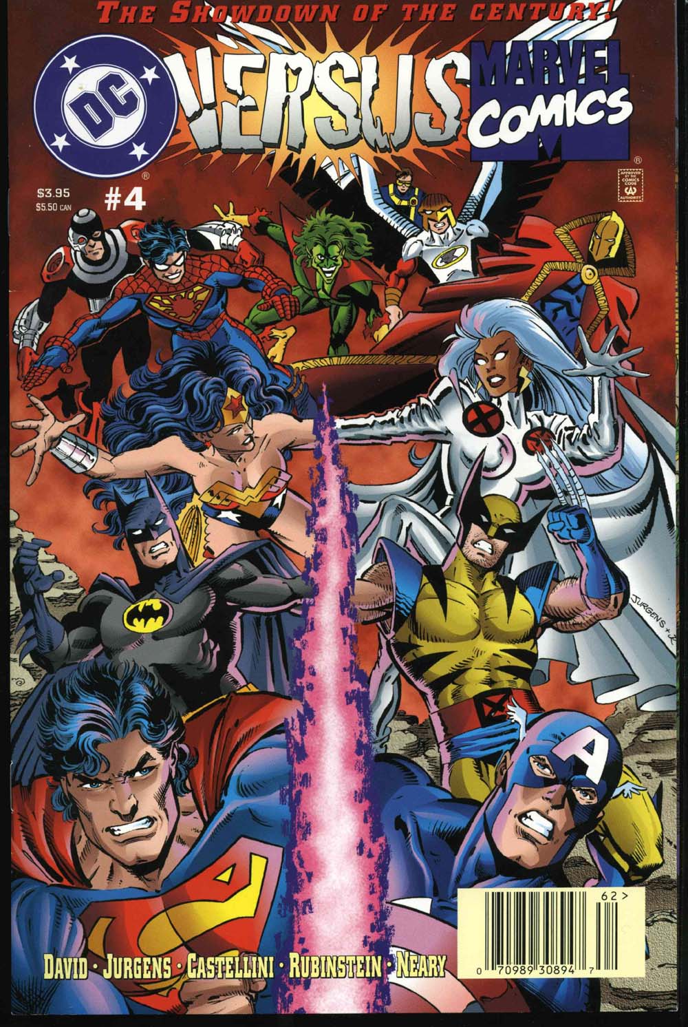Read online DC vs. Marvel comic -  Issue #4 - 1