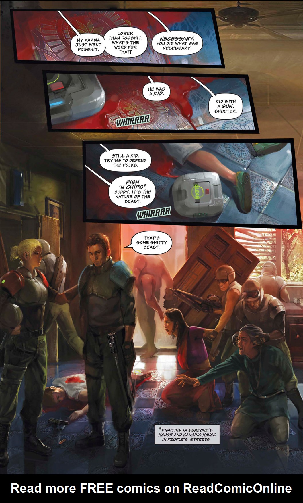 Read online Shrapnel: Hubris comic -  Issue #3 - 3