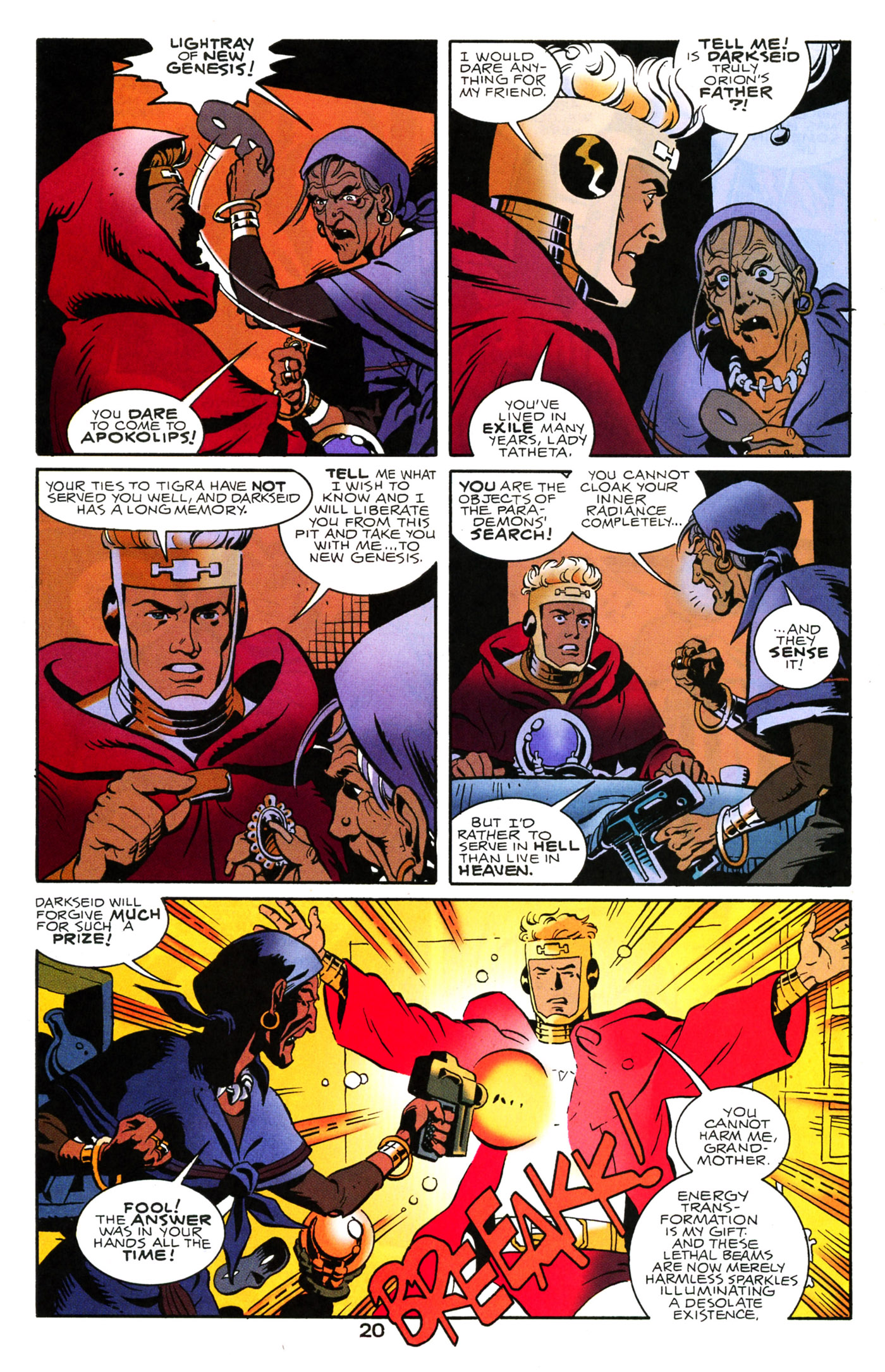 Read online Orion comic -  Issue #4 - 21