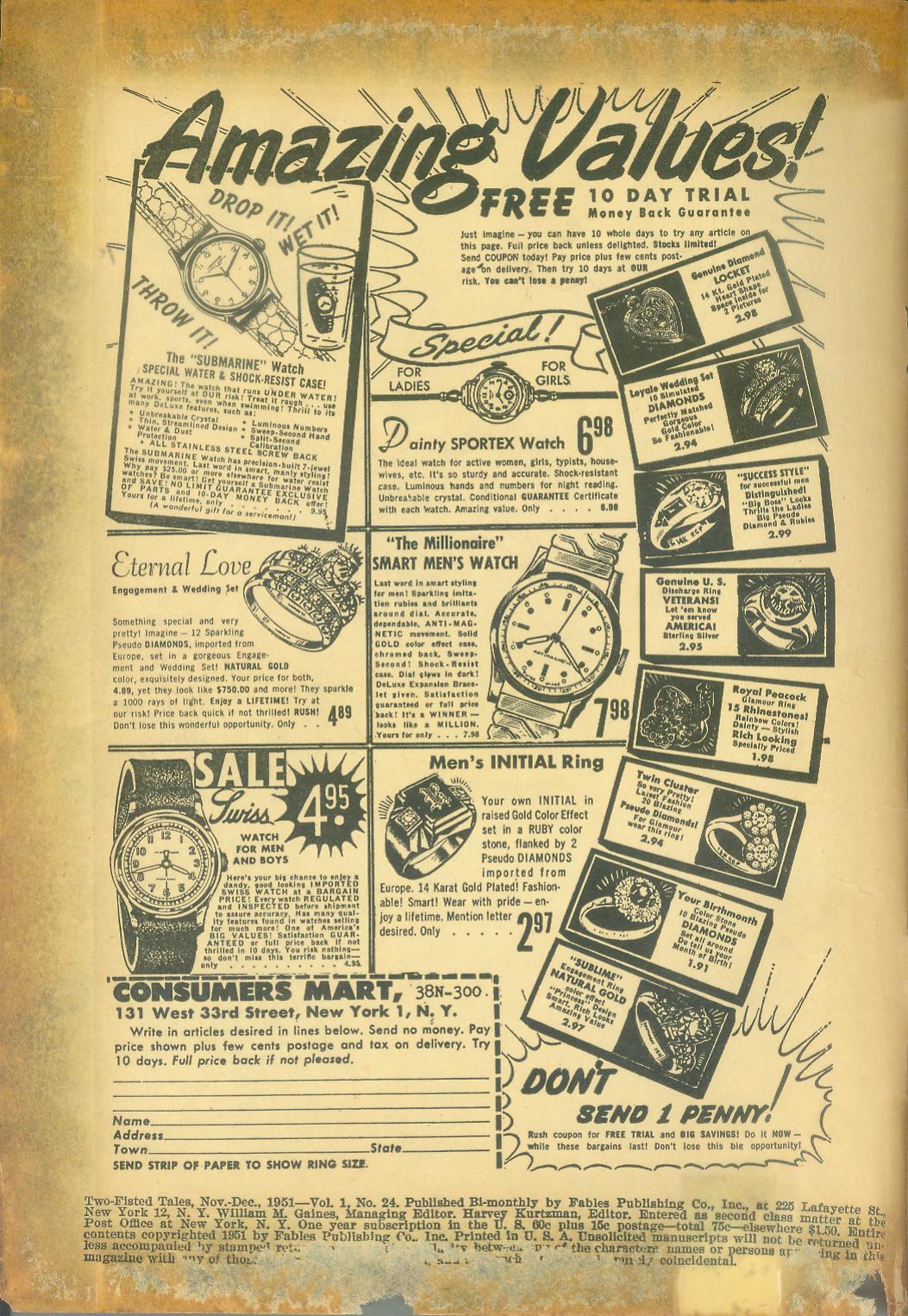 Read online Two-Fisted Tales comic -  Issue #24 - 2