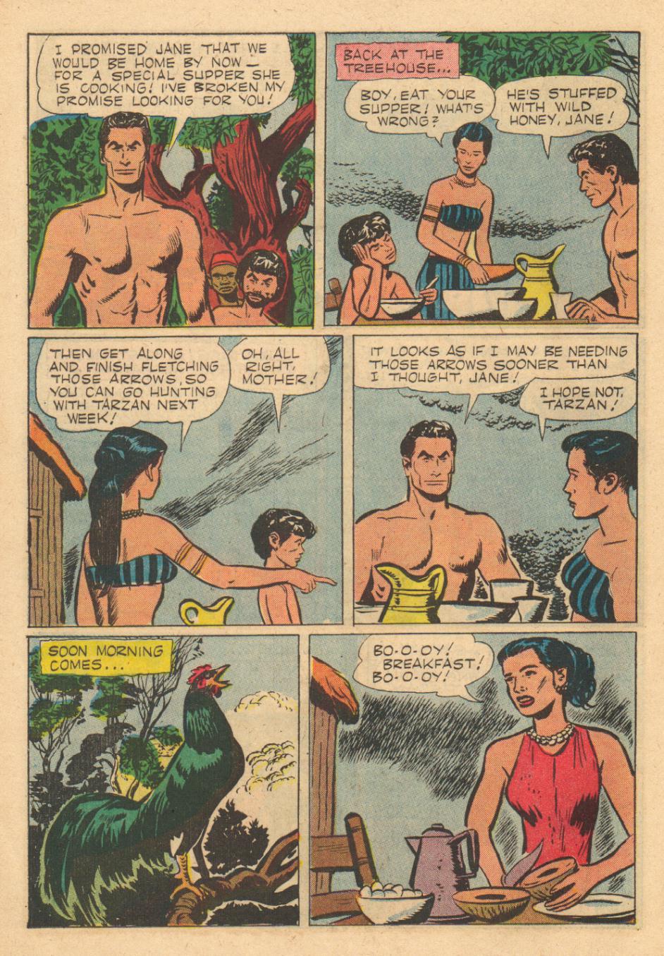 Read online Tarzan (1948) comic -  Issue #89 - 22