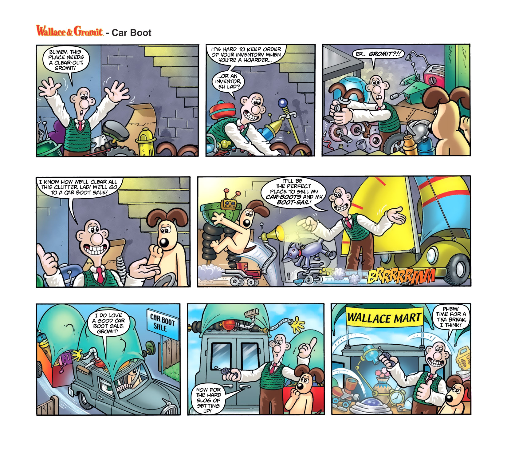 Read online Wallace & Gromit Dailies comic -  Issue #8 - 8