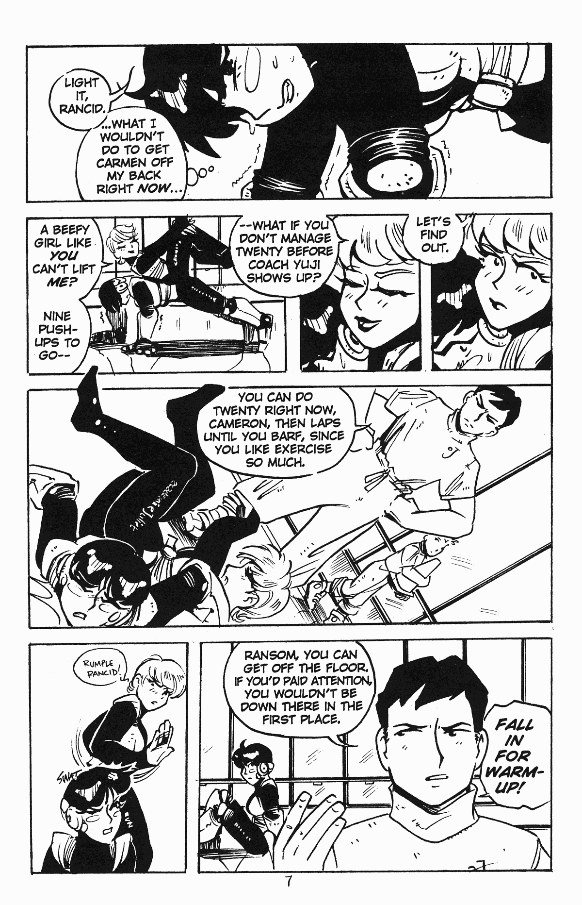 Read online Rumble Girls: Silky Warrior Tansie comic -  Issue #1 - 9