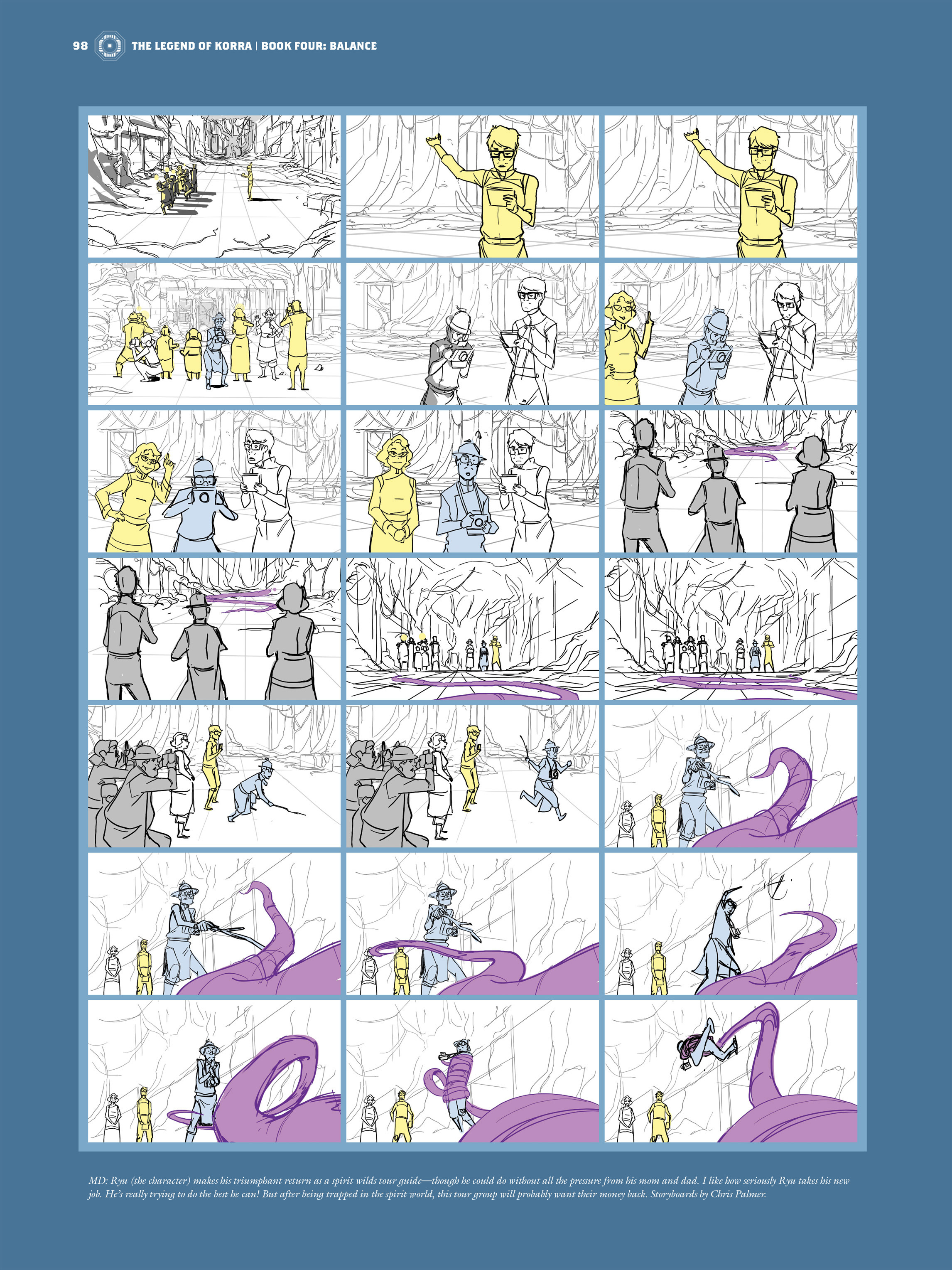 Read online The Legend of Korra: The Art of the Animated Series comic -  Issue # TPB 4 - 91