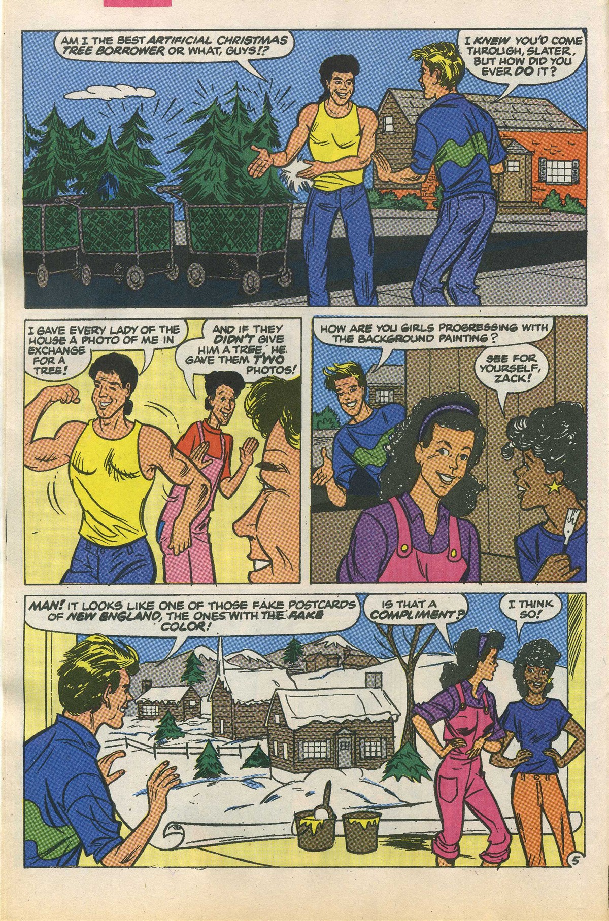 Read online Saved By The Bell comic -  Issue #1 - 8