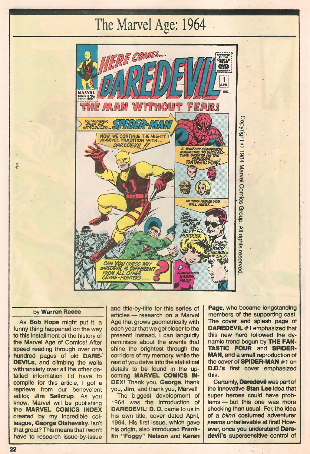 Read online Marvel Age comic -  Issue #16 - 23