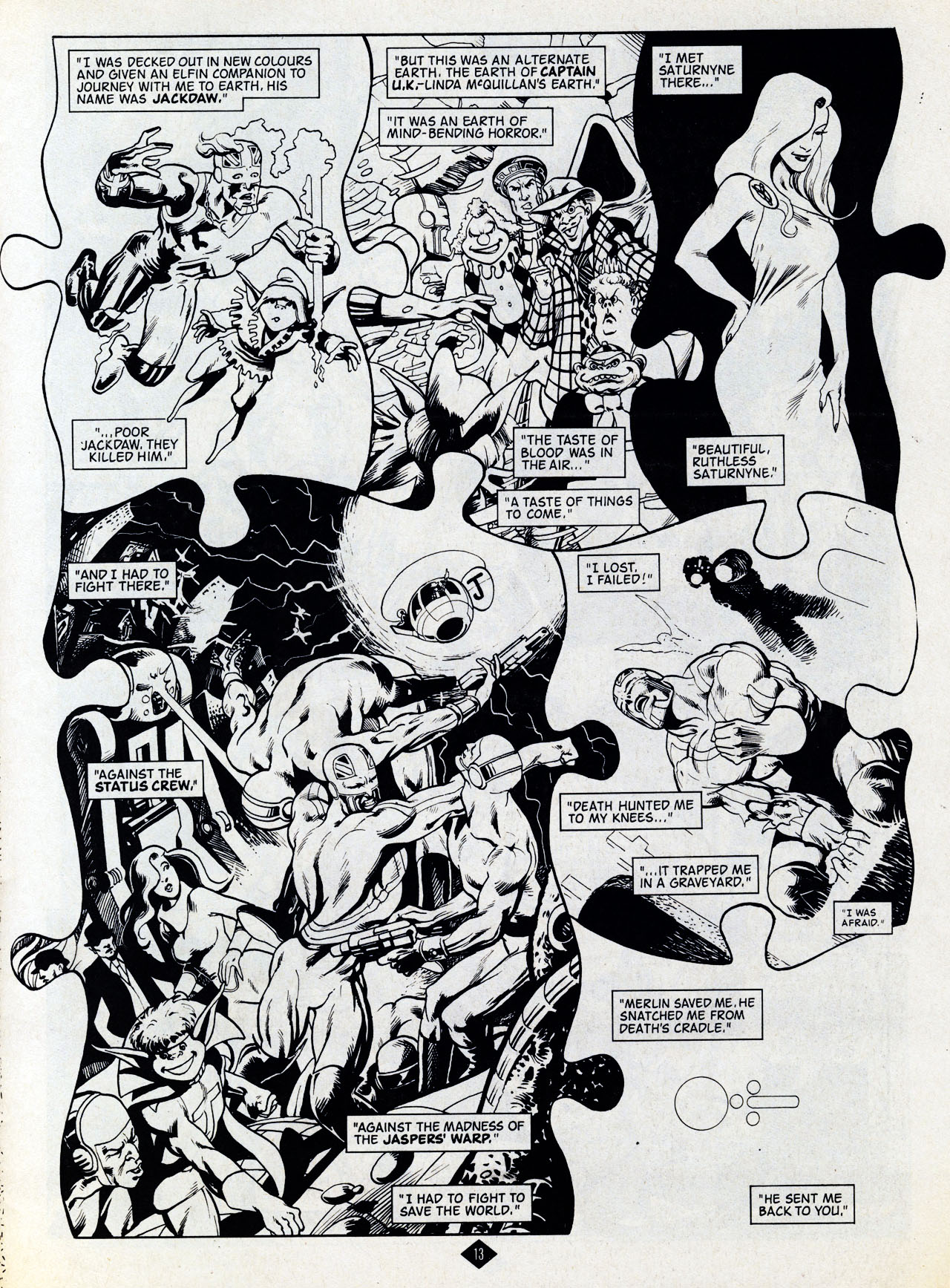 Read online Captain Britain (1985) comic -  Issue #1 - 13