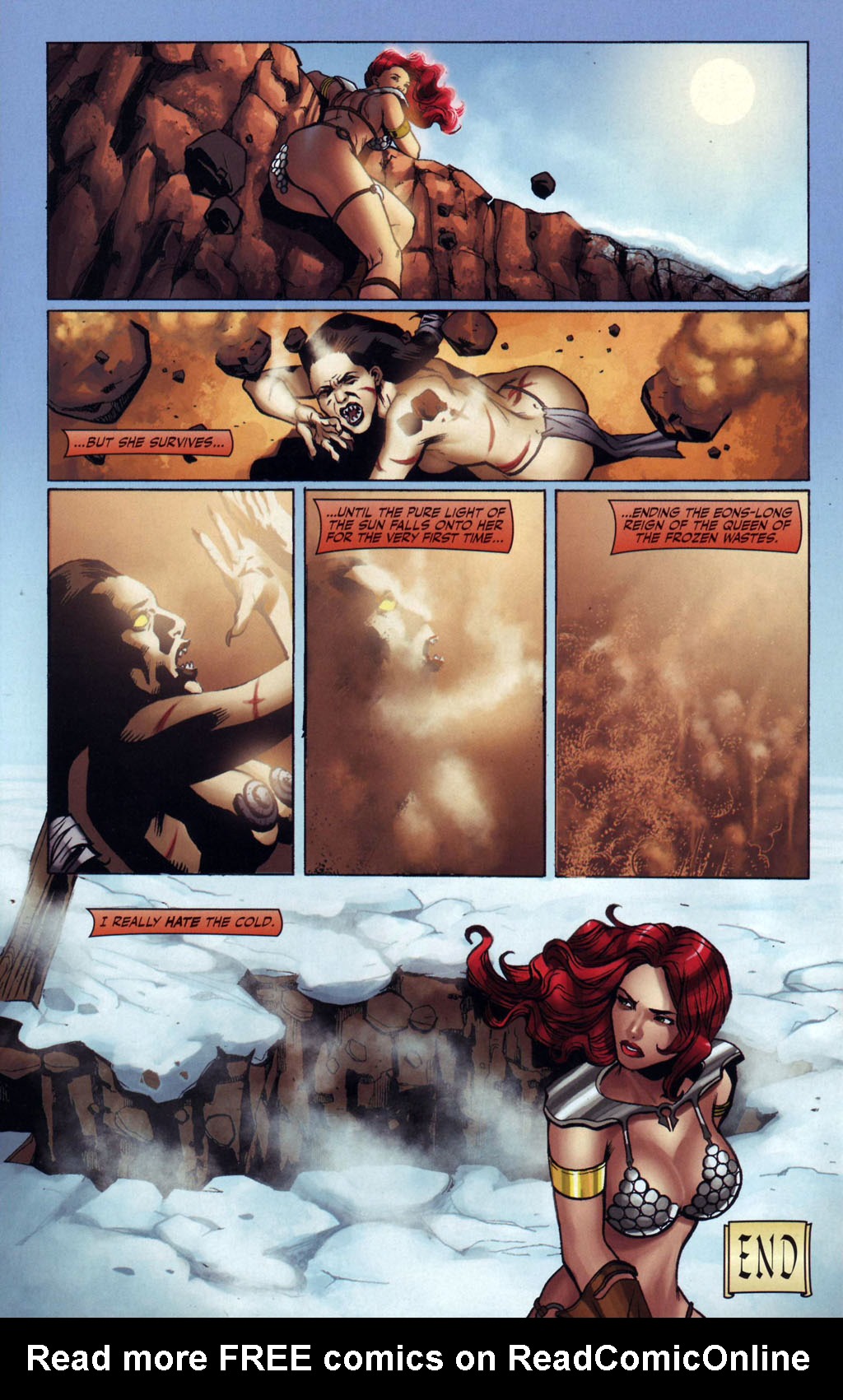 Read online Savage Red Sonja: Queen of the Frozen Wastes comic -  Issue #4 - 24
