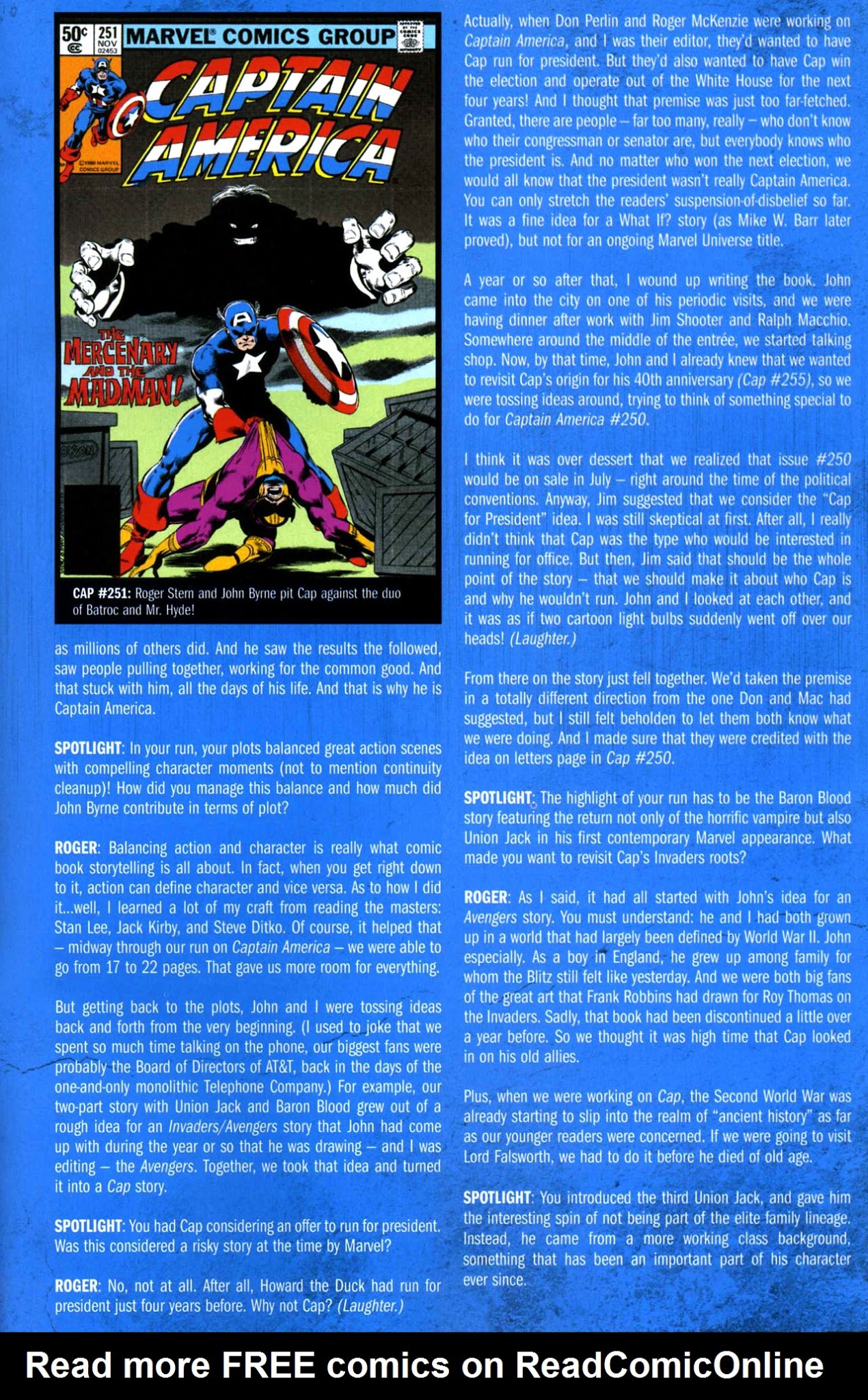 Read online Marvel Spotlight: Captain America Remembered comic -  Issue # Full - 26