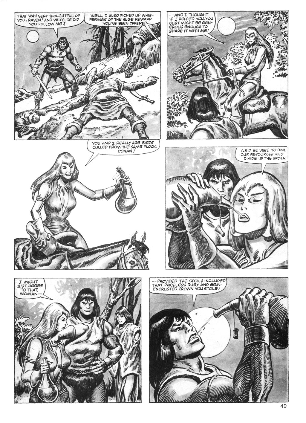 Read online The Savage Sword Of Conan comic -  Issue #95 - 49