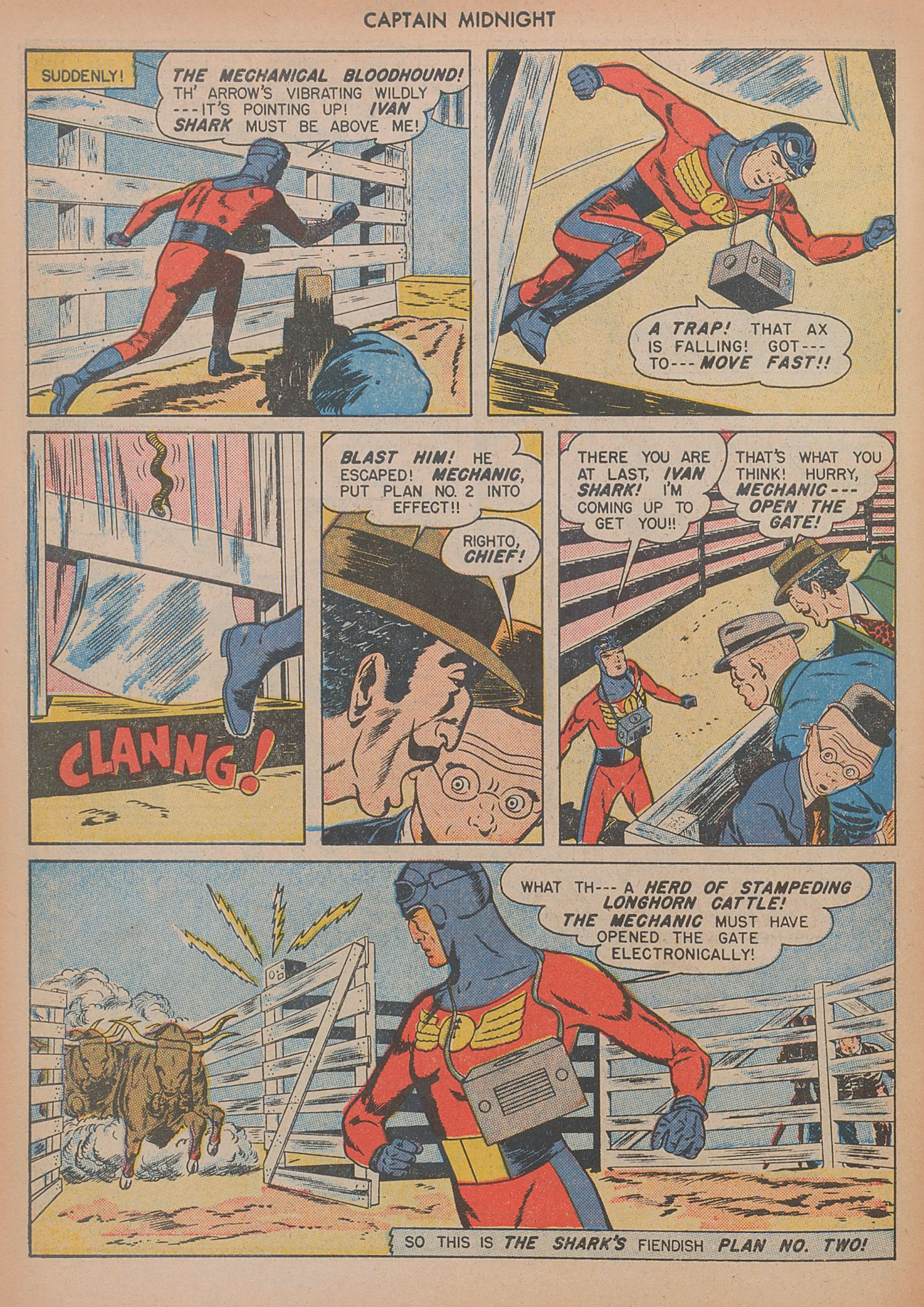 Read online Captain Midnight (1942) comic -  Issue #50 - 46
