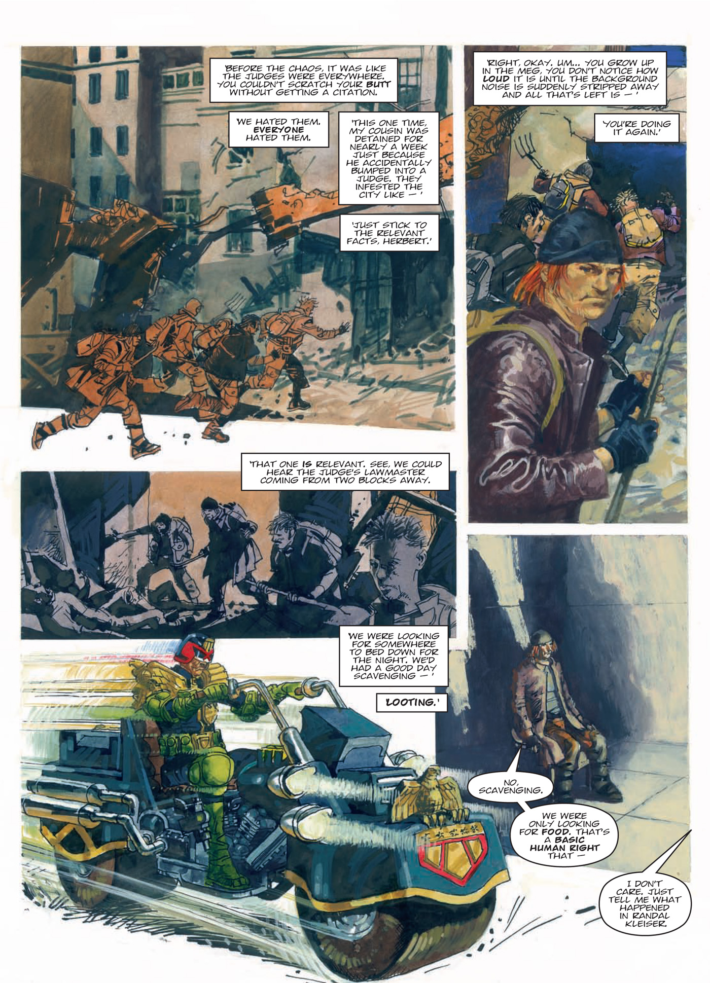 Read online Judge Dredd: Day of Chaos: Fallout comic -  Issue # TPB (Part 1) - 63