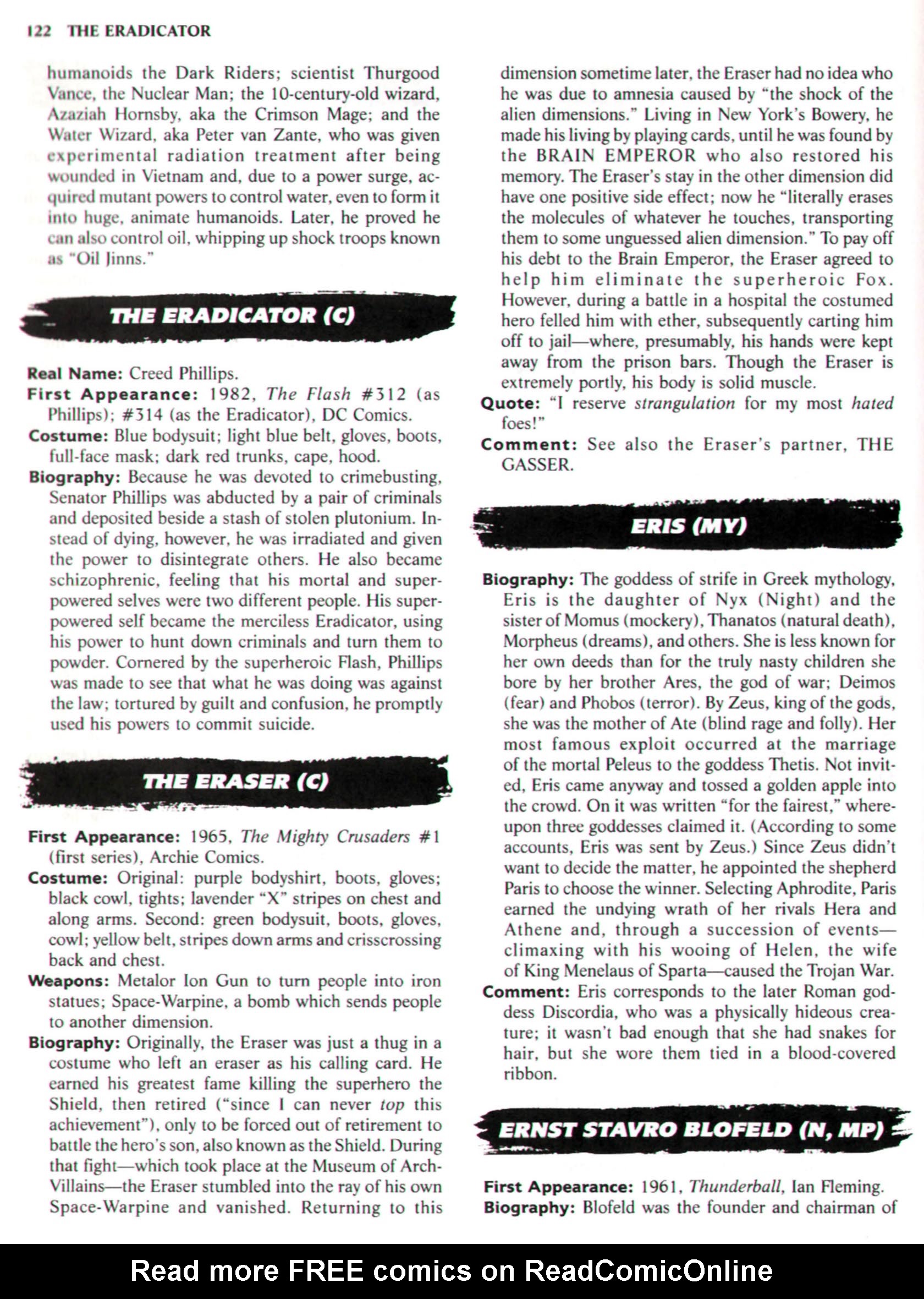 Read online The Encyclopedia of Super Villains comic -  Issue # TPB (Part 1) - 140