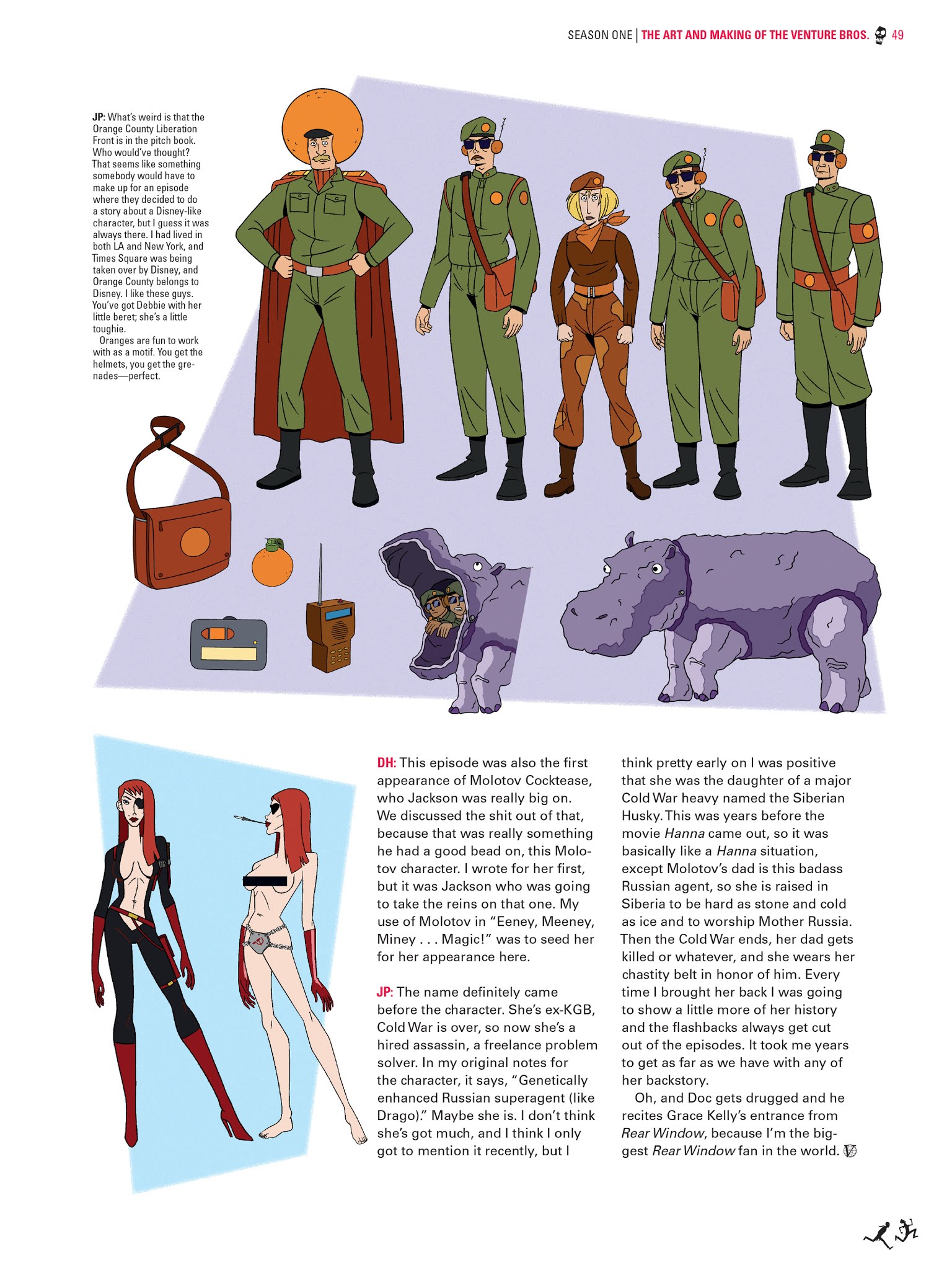 Read online Go Team Venture!: The Art and Making of The Venture Bros. comic -  Issue # TPB (Part 1) - 49
