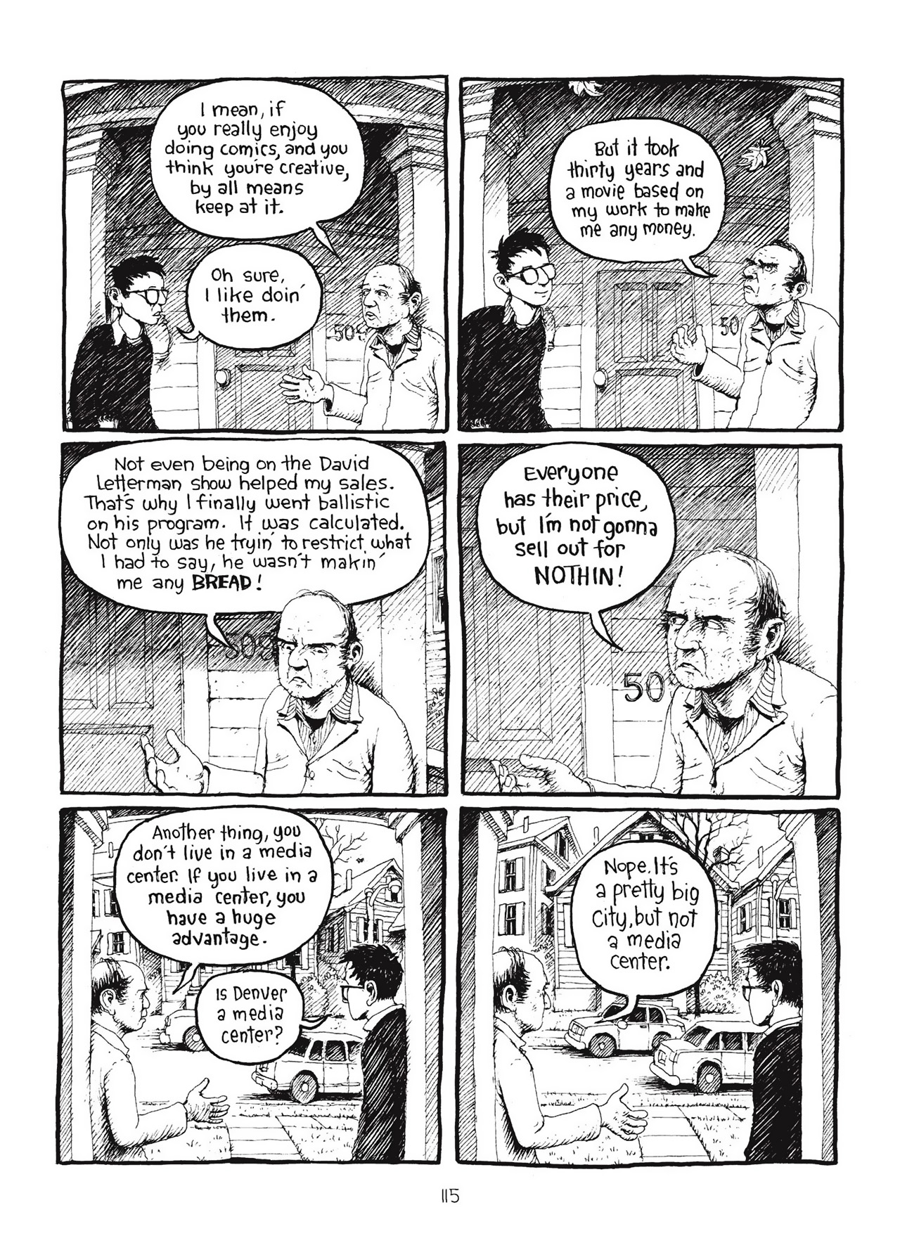 Read online Harvey Pekar's Cleveland comic -  Issue # TPB - 116