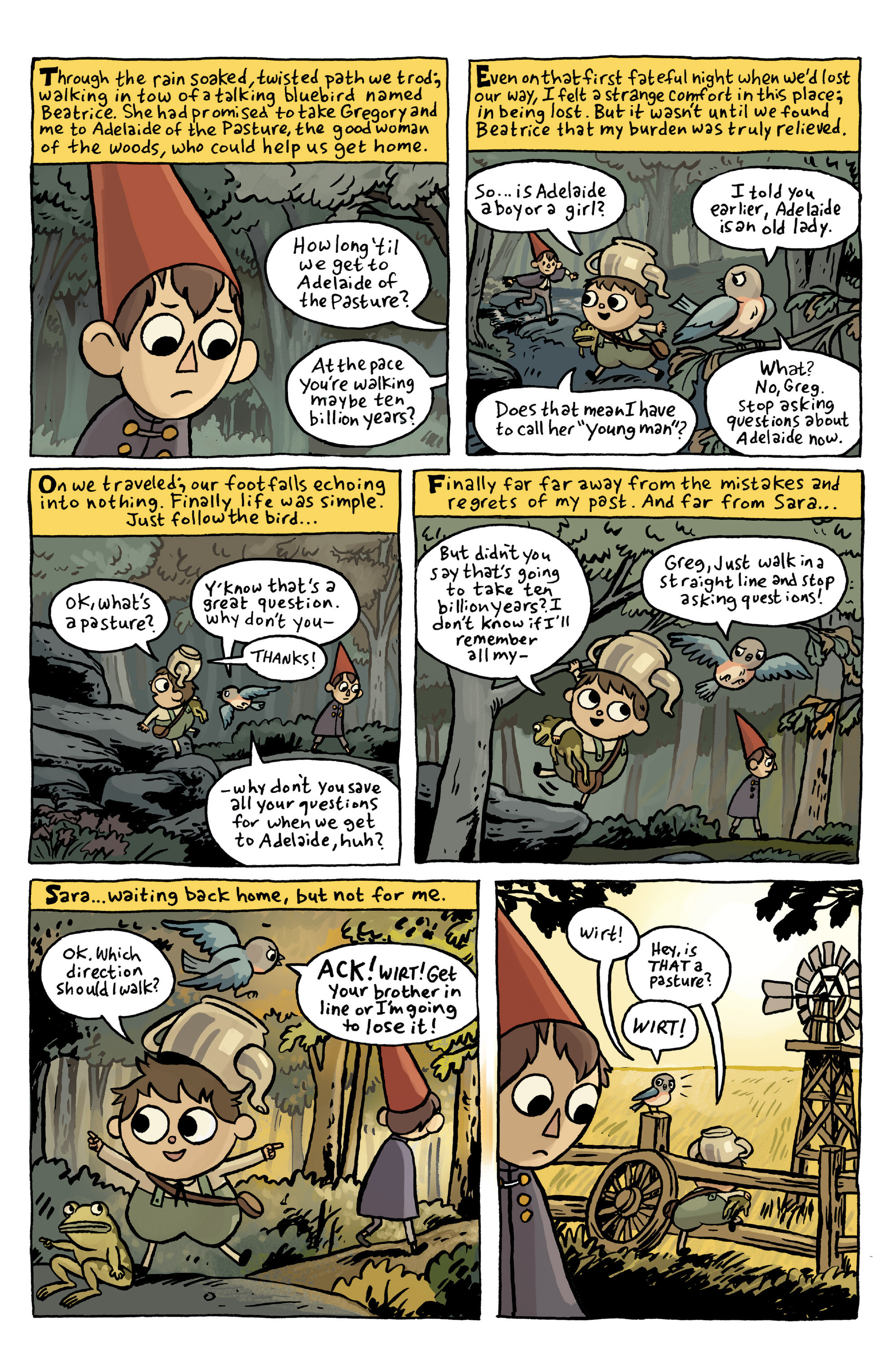 Read online Over the Garden Wall (2015) comic -  Issue # _Special - 4