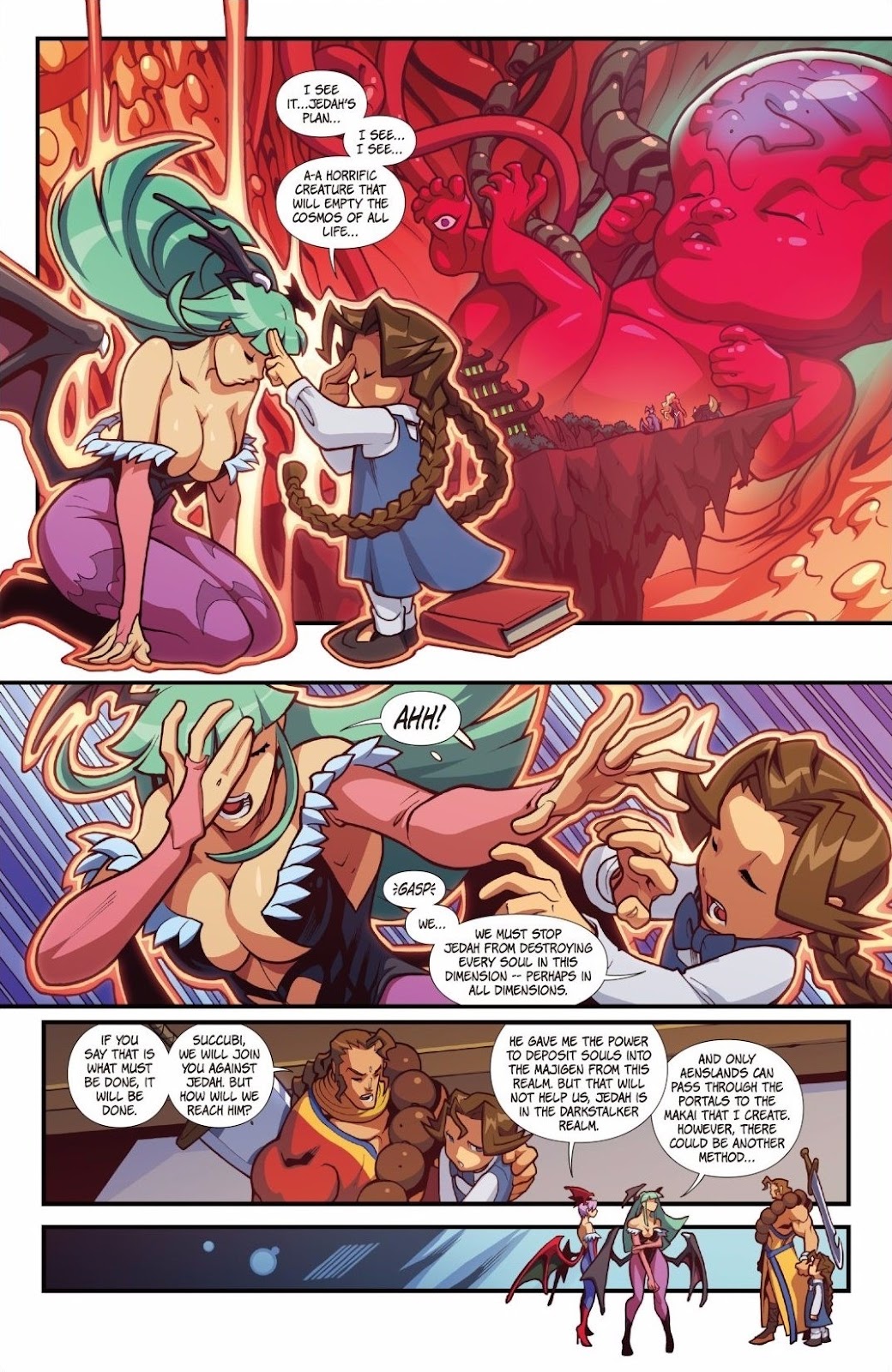 Street Fighter VS Darkstalkers issue 4 - Page 19