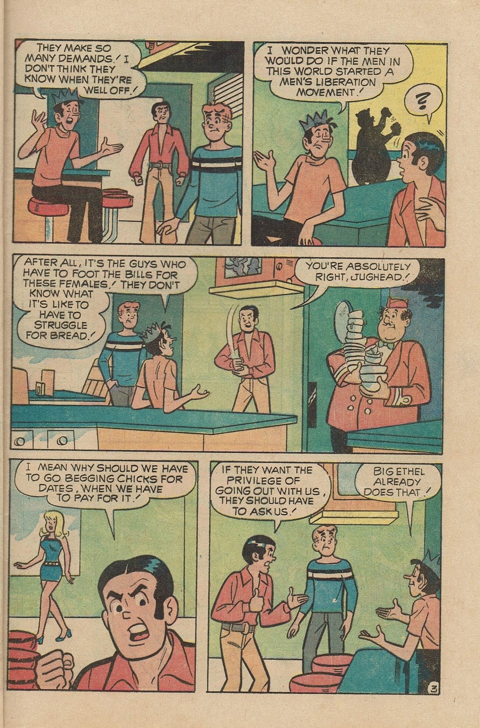 Read online Archie's TV Laugh-Out comic -  Issue #14 - 36
